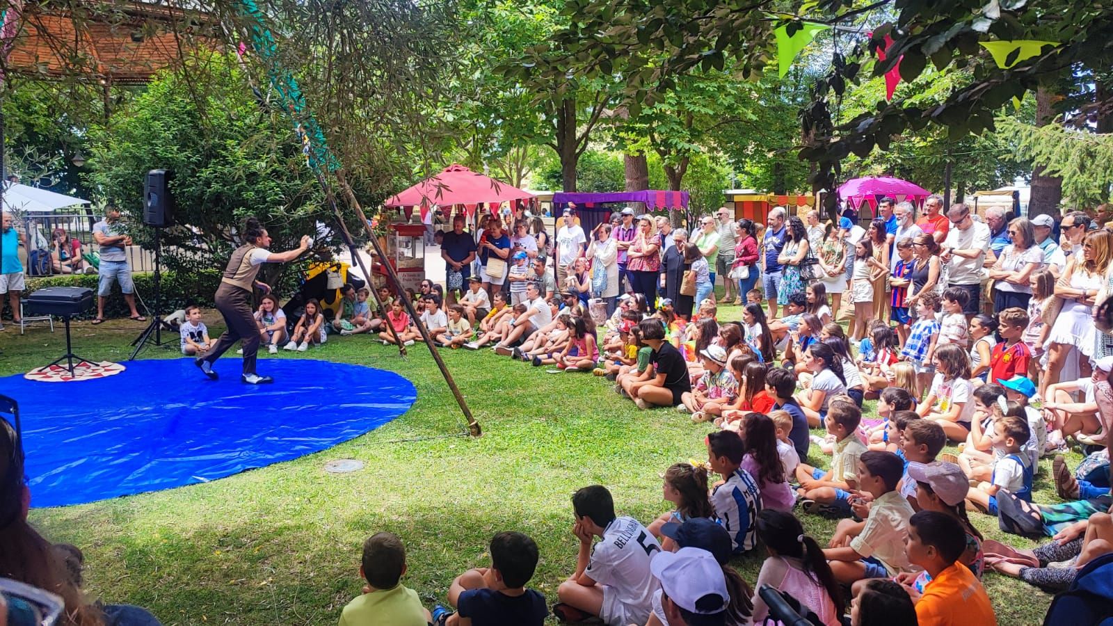 Los espectáculos de la Feria del Circo atraen a numeroso público. | L.N.C