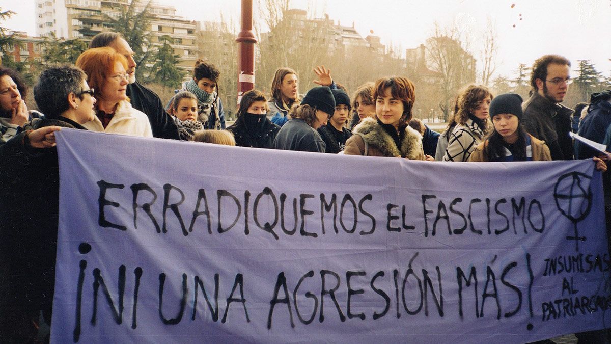 Una concentración feminista bajo el lema ‘Insumisas al patriarcado’ celebrada en León. | LNC