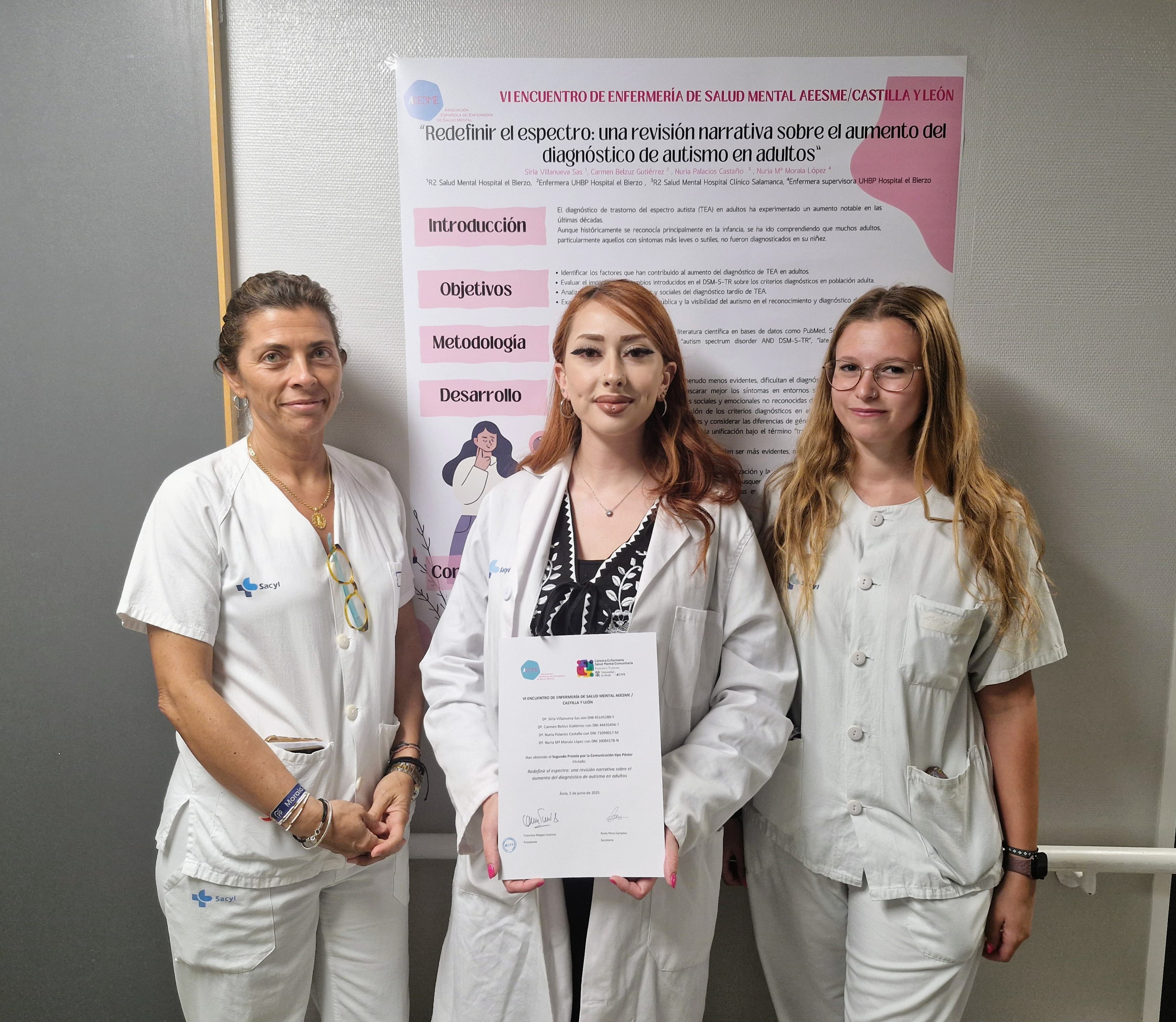 De izquierda a derecha: Nuria Morala, Siria Villanueva y Carmen Belzuz.