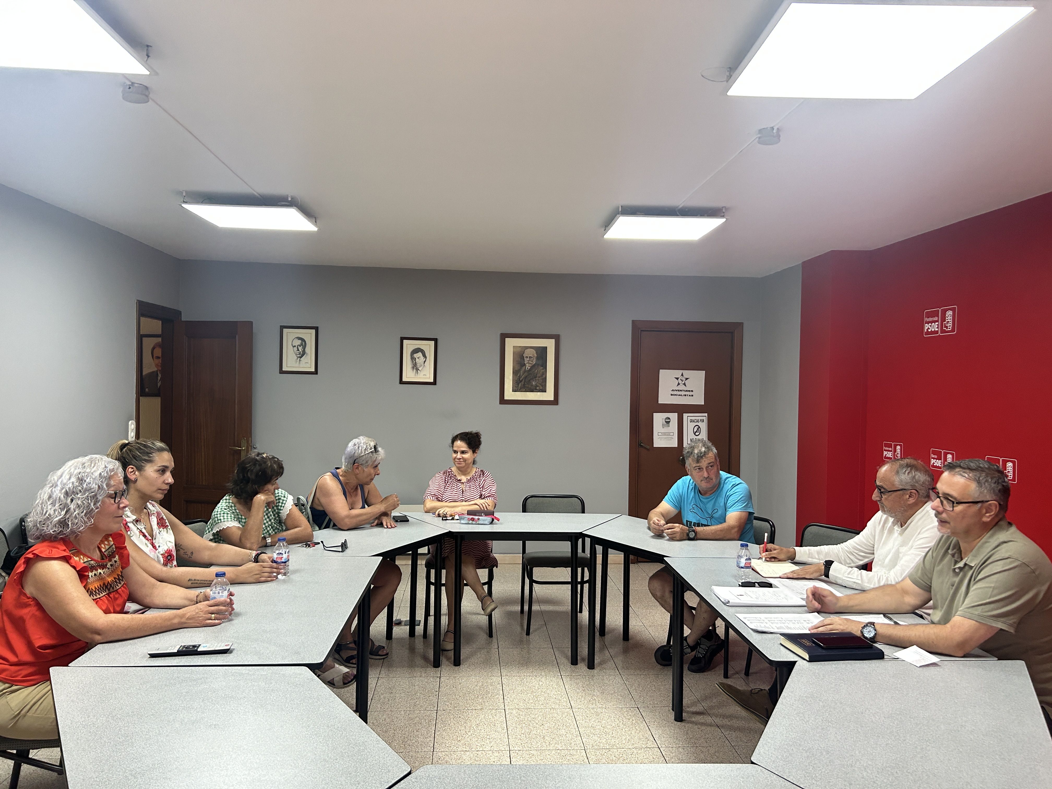 Reunión del Grupo Socialista de Ponferrada con pedáneos.