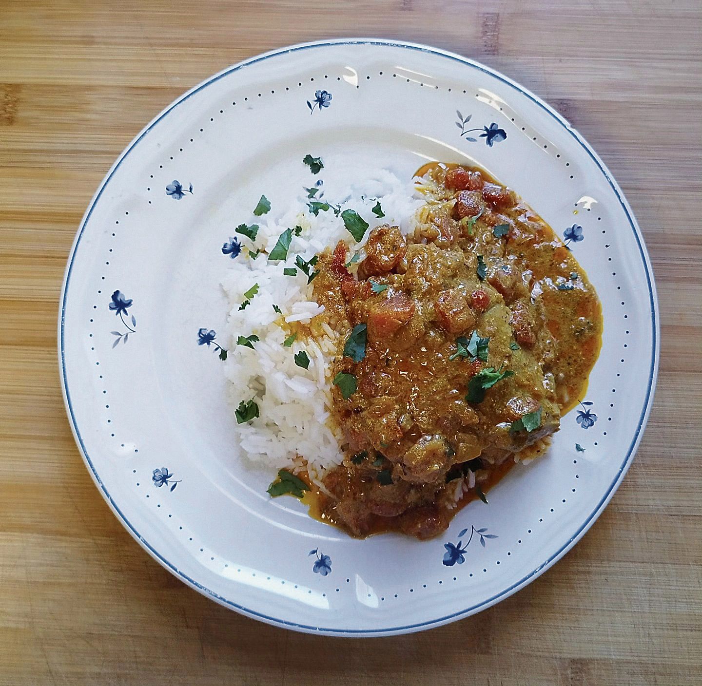 Receta de Marcelo Ramón de pollo al curry.