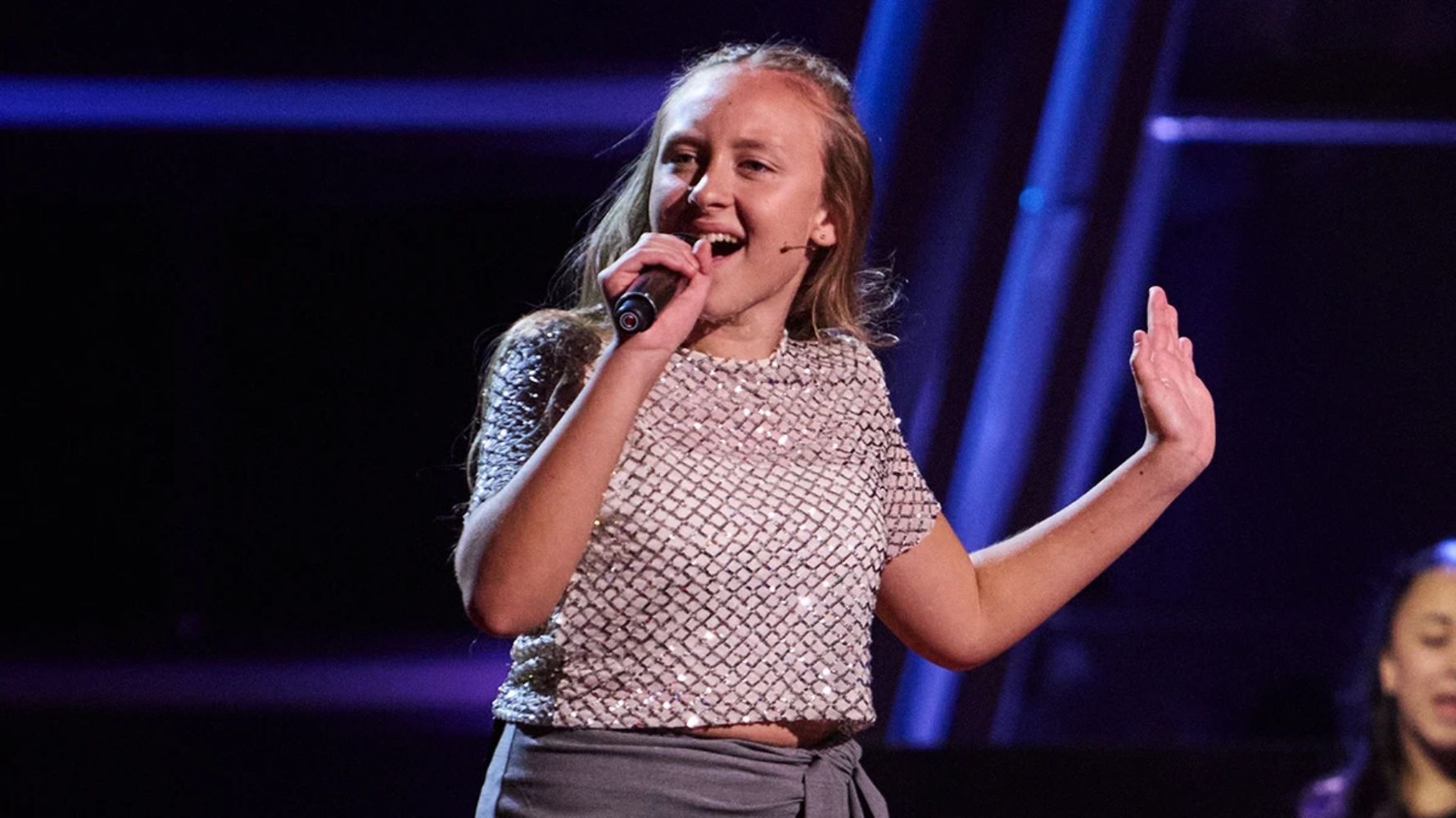 Llara Aranda durante su actuación en los Asaltos de La Voz Kids | ANTENA 3