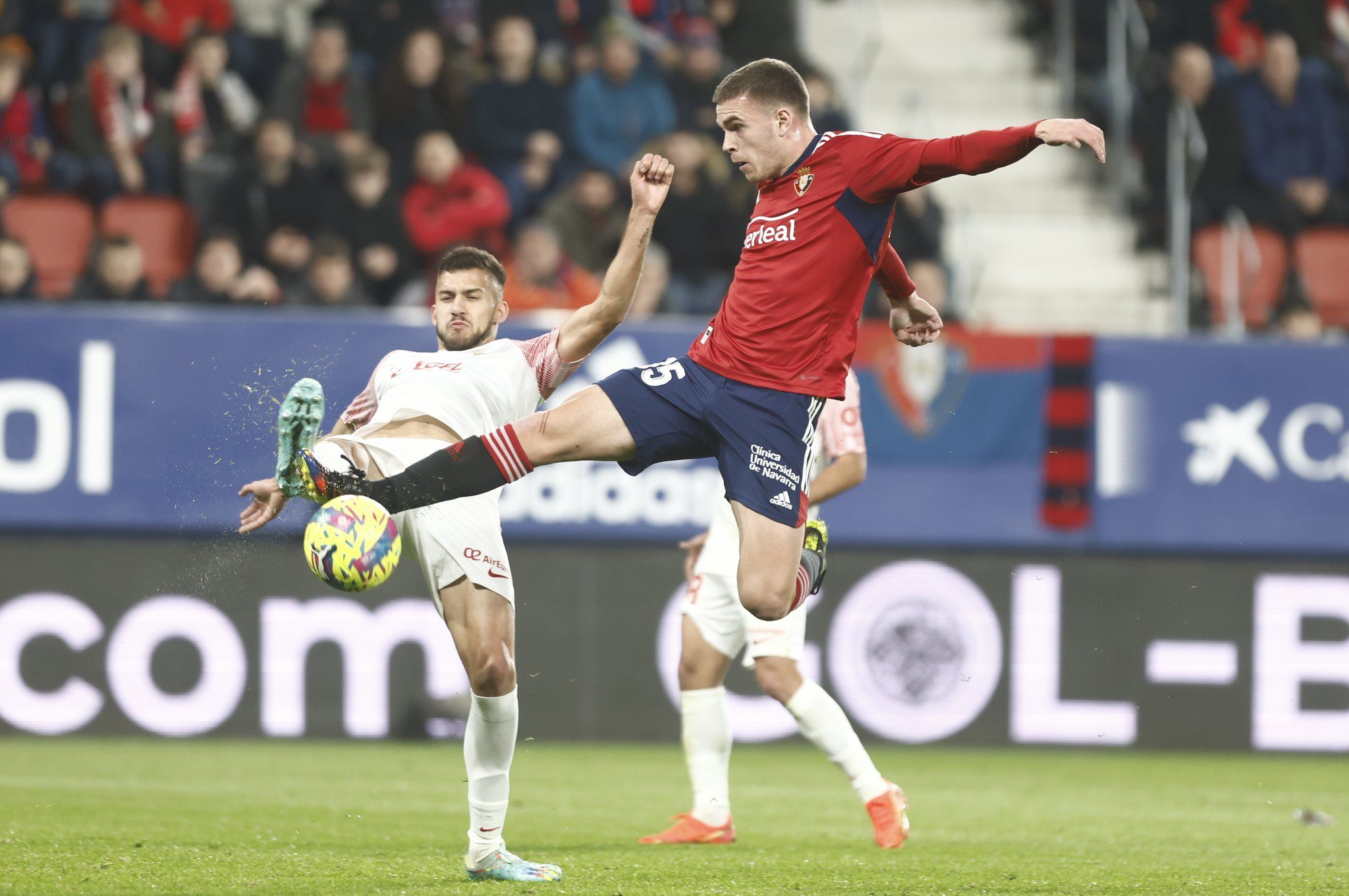 El lateral Diego Moreno en un partido en Primera División. | OSASUNA