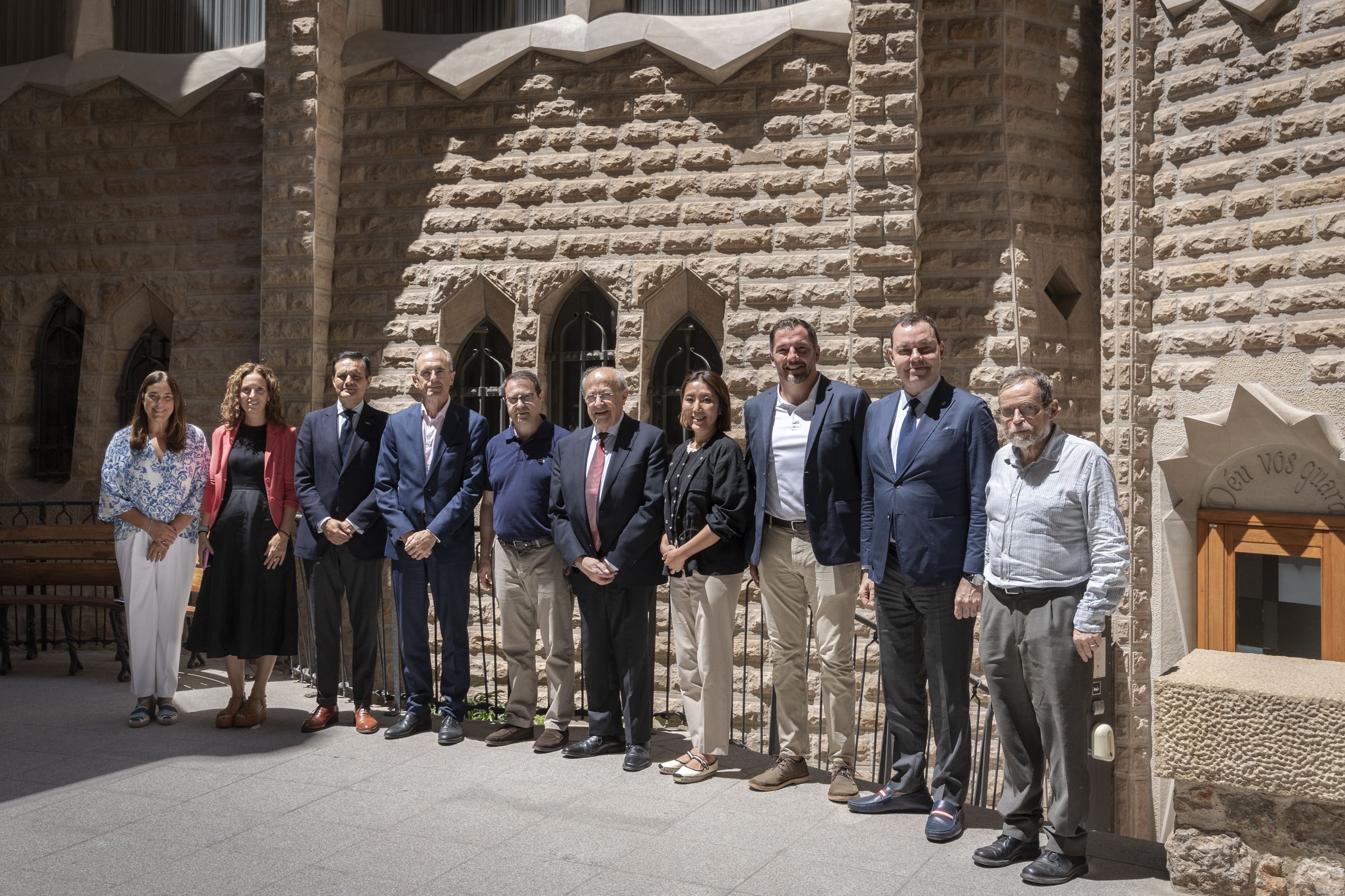 Representantes del Museo Casa Botines Gaudí, El Palacio de Gaudí, El Capricho de Gaudí y la Sagrada Familia. |L.N.C. Representantes del Museo Casa Botines Gaudí, El Palacio de Gaudí, El Capricho de Gaudí y la Sagrada Familia. |L.N.C.