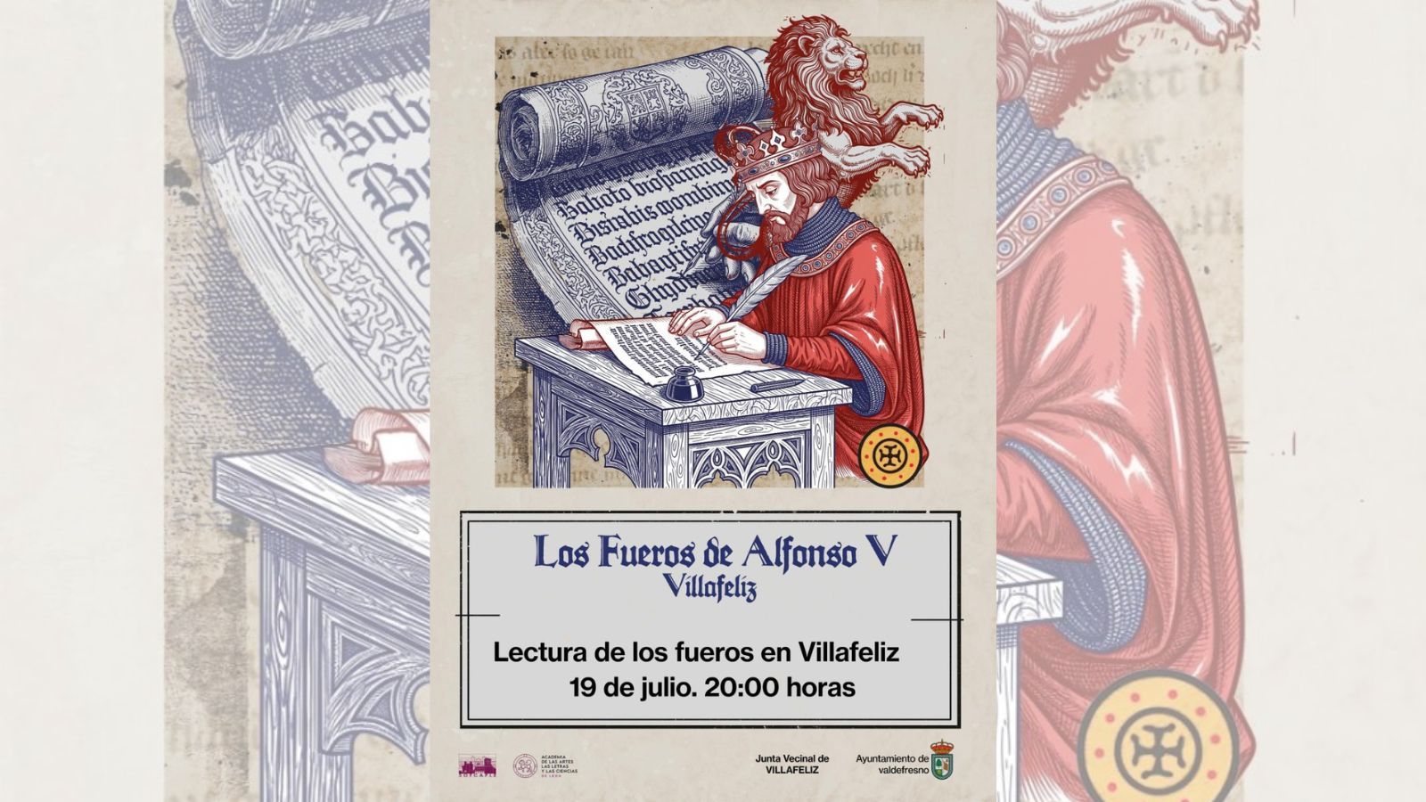 Los Fueros de León se leerán este sábado en Villafeliz.