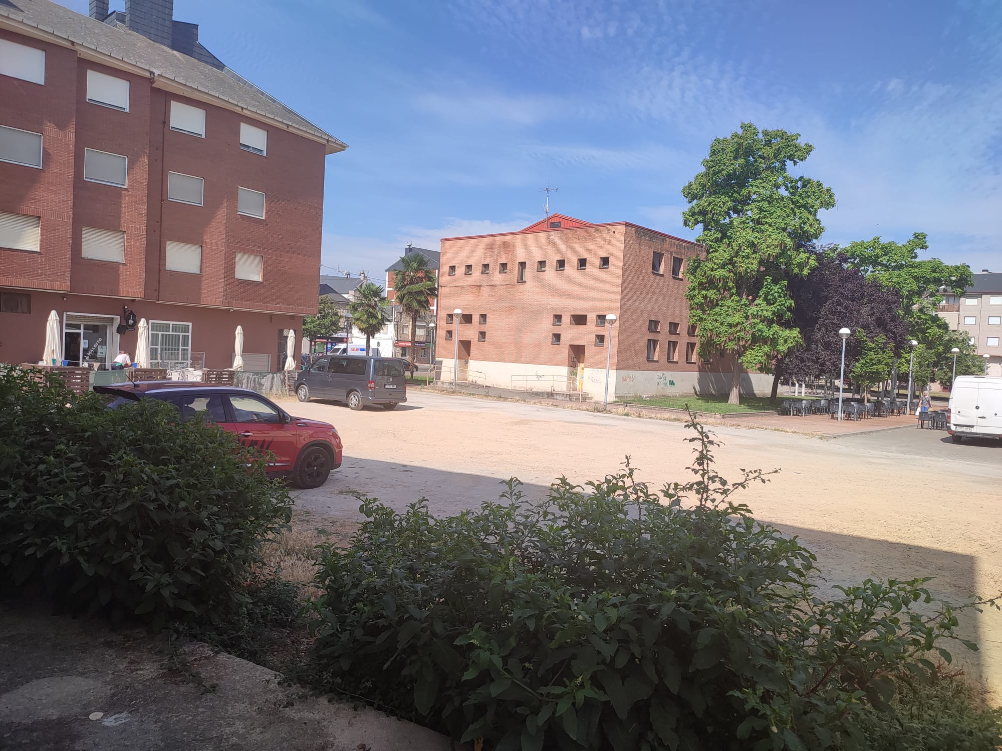 Estado de la plaza de Los Cantos de Cuatrovientos.