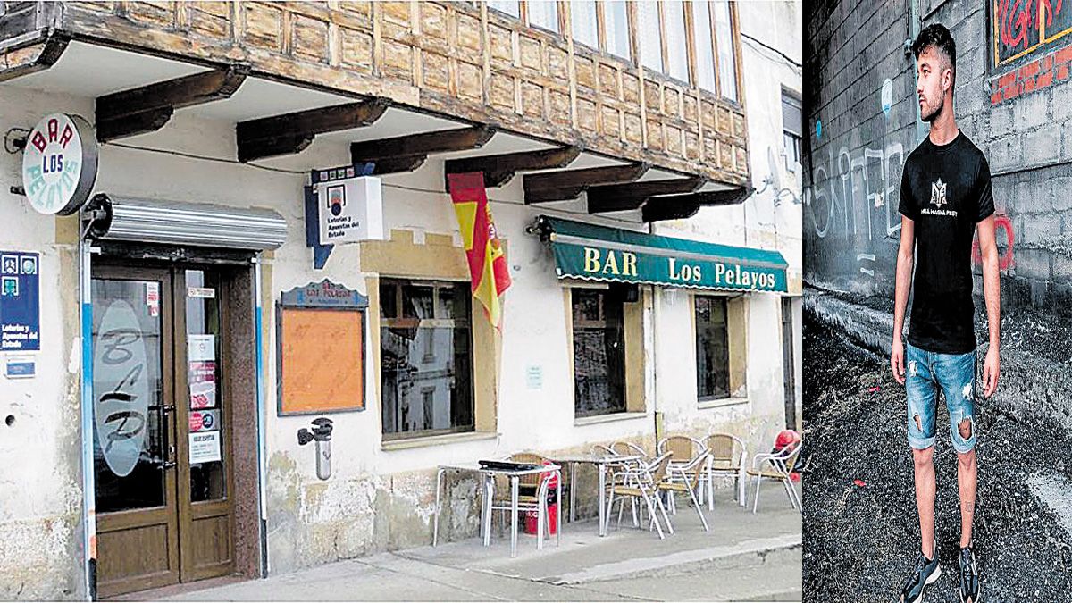 Una histórica fachada, la de Los Pelayos de Olleros de Sabero, que sigue albergando a este clásico del Valle, ahora por el empuje de Rubén, en la foto, y Natalia