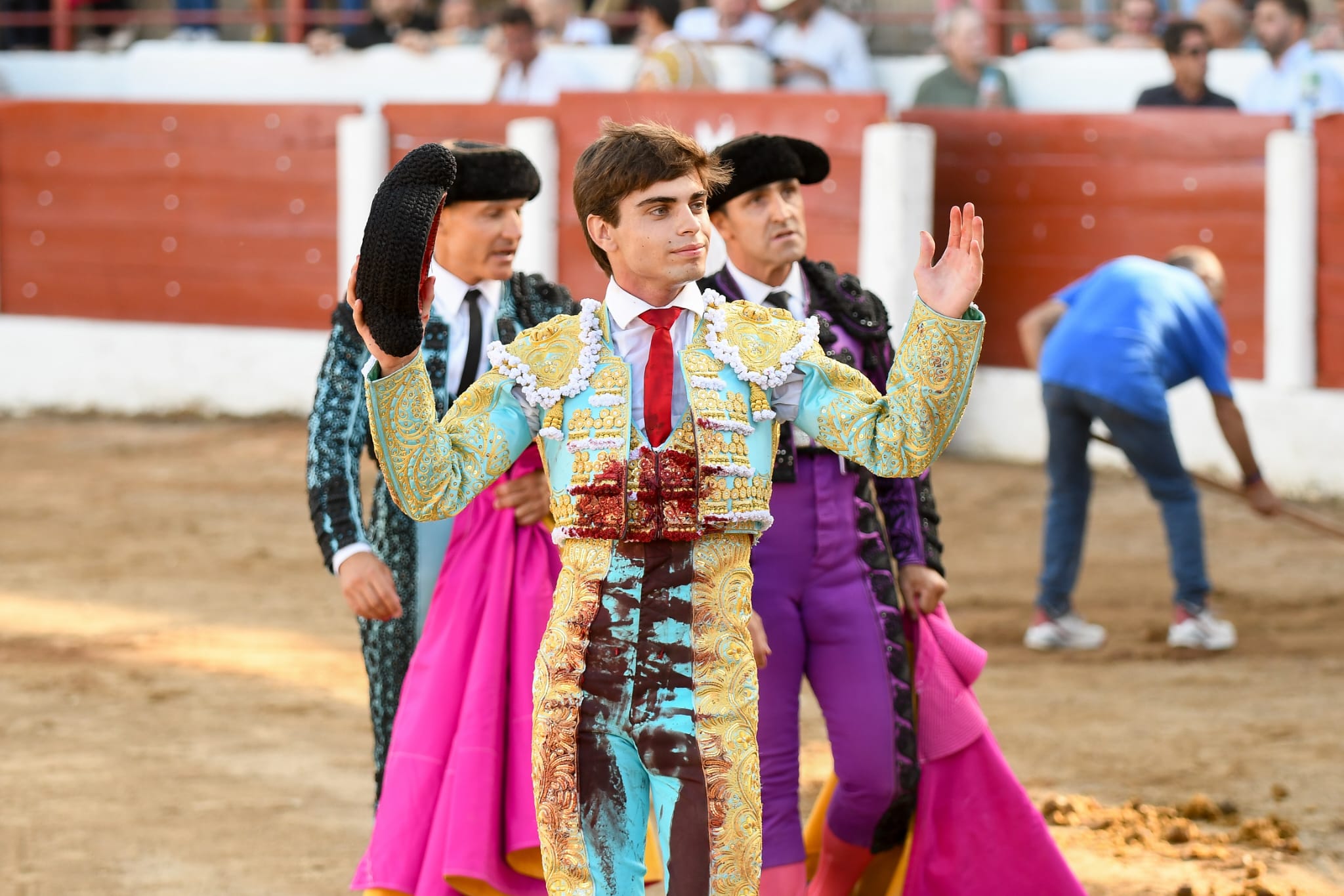 Jesús Yglesias, cortó una oreja al primero de la tarde. |L.N.C.