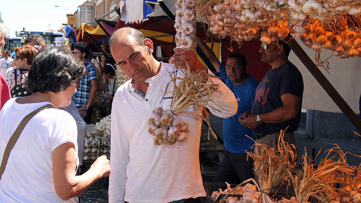 XXVII Feria Municipal Agroganadera y del Ajo de Veguellina de Órbigo. | PEIO GARCÍA (ICAL)