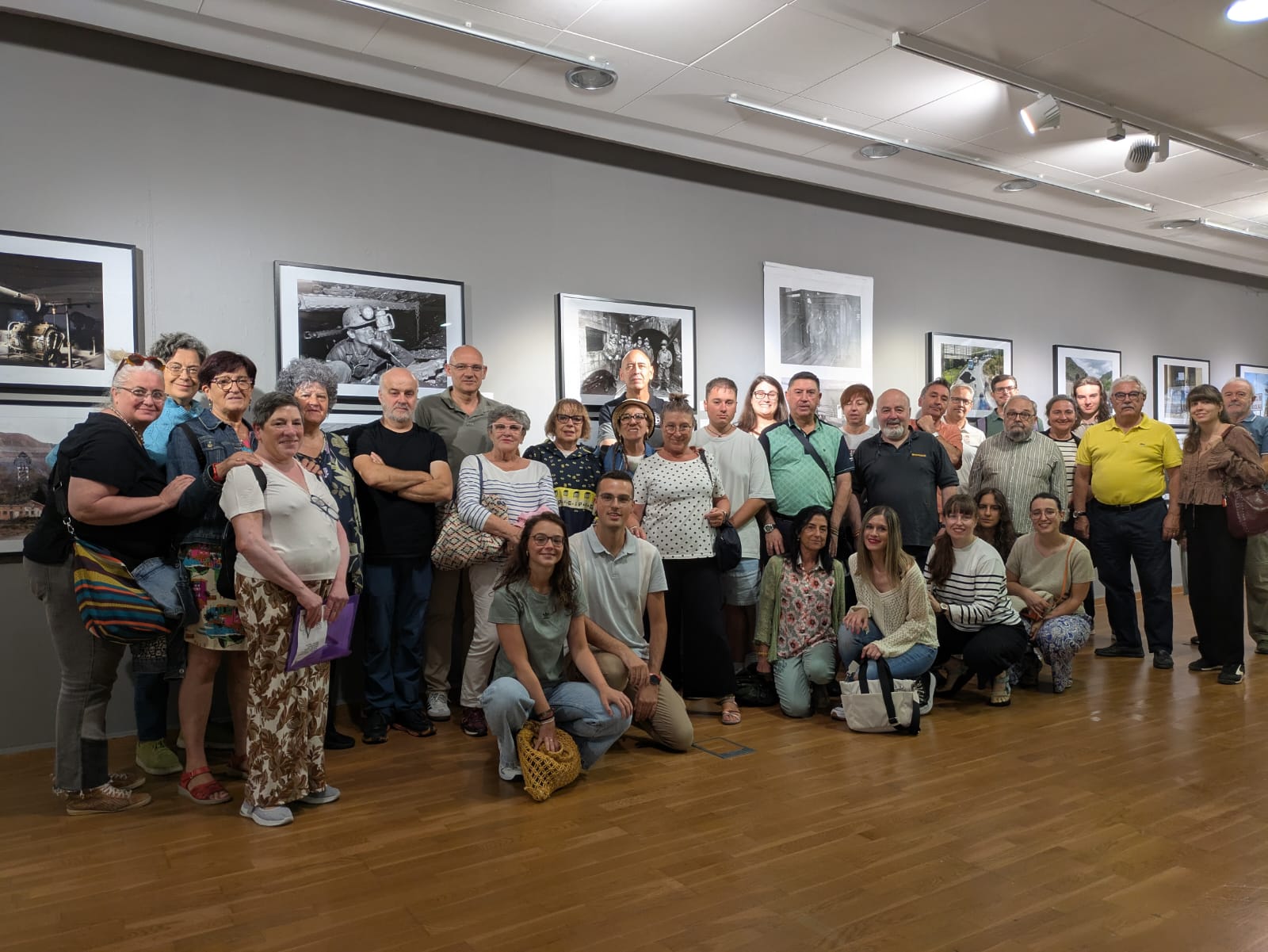 Los asistentes al curso visitaron en el MSM la exposición de Jesús Juárez y Mauricio Peña / B.G. PRIETO