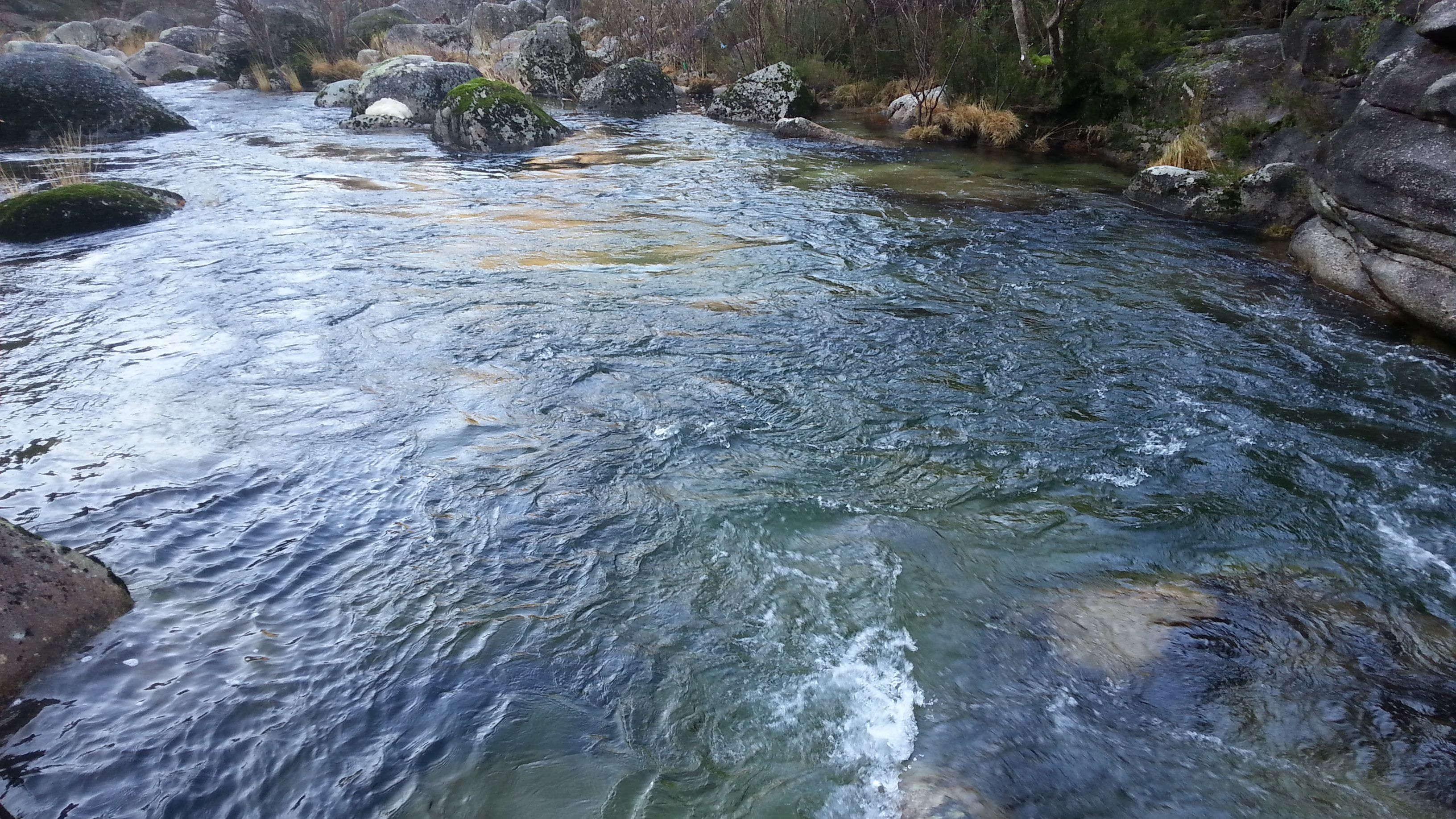 Arroyo de Vega del Rey en el municipio berciano de Cacabelos.