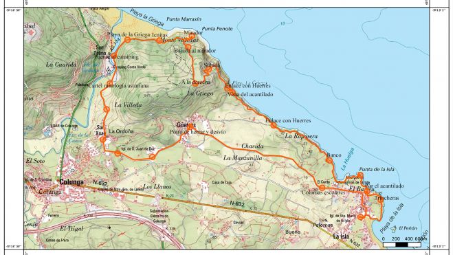 Mapa misterios del mar