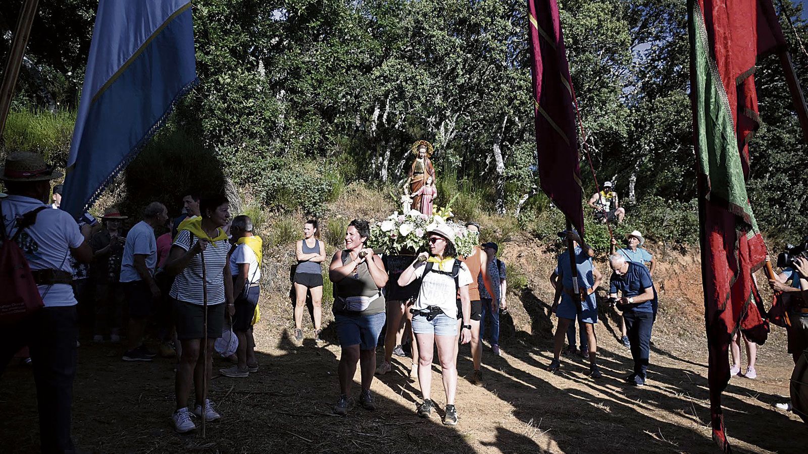 La procesión arranca este sábado a las 18:30 horas del pueblo. | SAÚL ARÉN