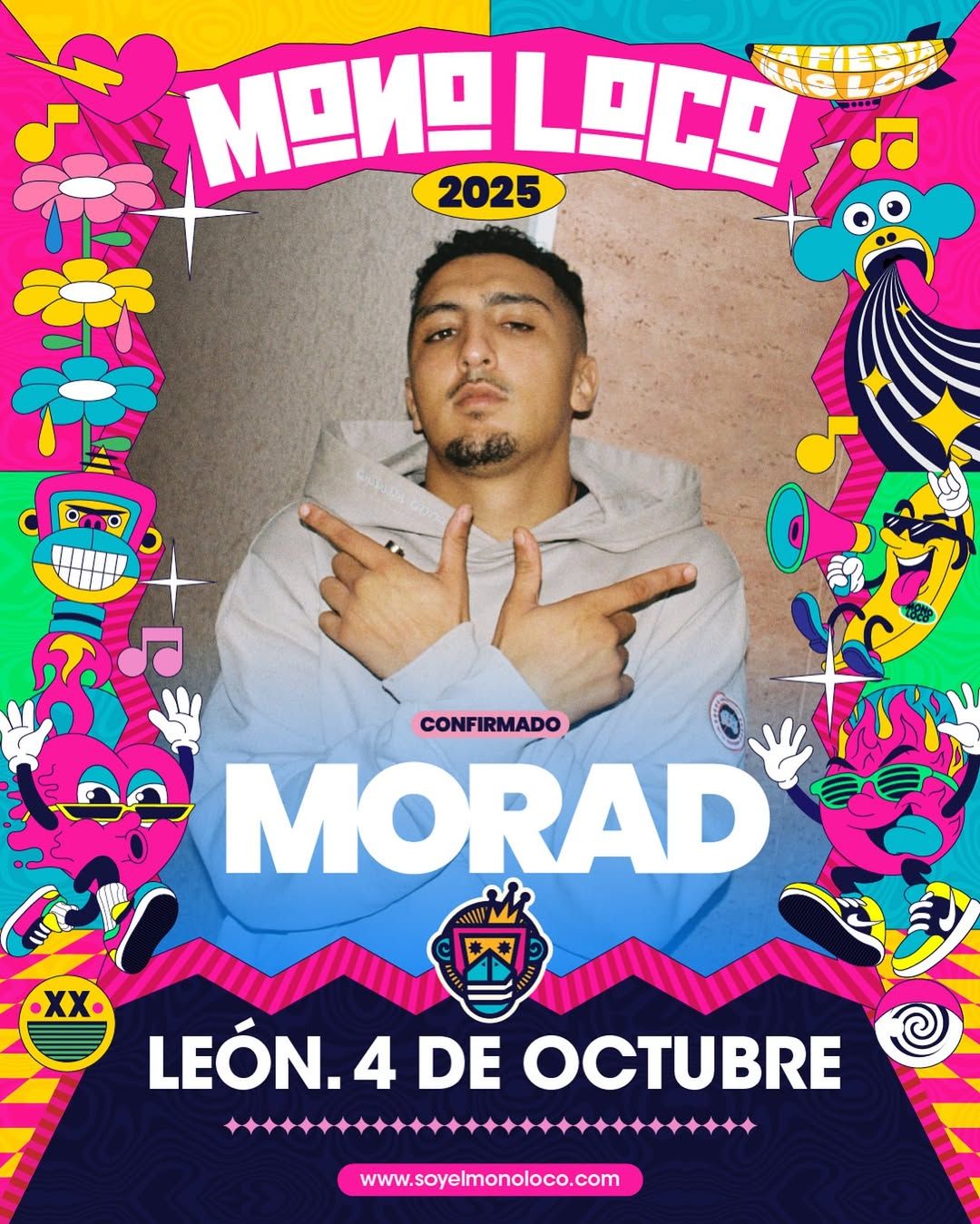 Morad actuará en León el día 4 de octubre. |MONOLOCO FEST
