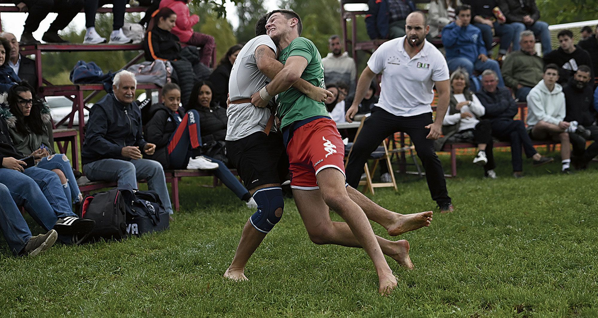 Jorge Iglesias en el último corro que disputó, en Manzaneda en 2023. | SAÚL ARÉN