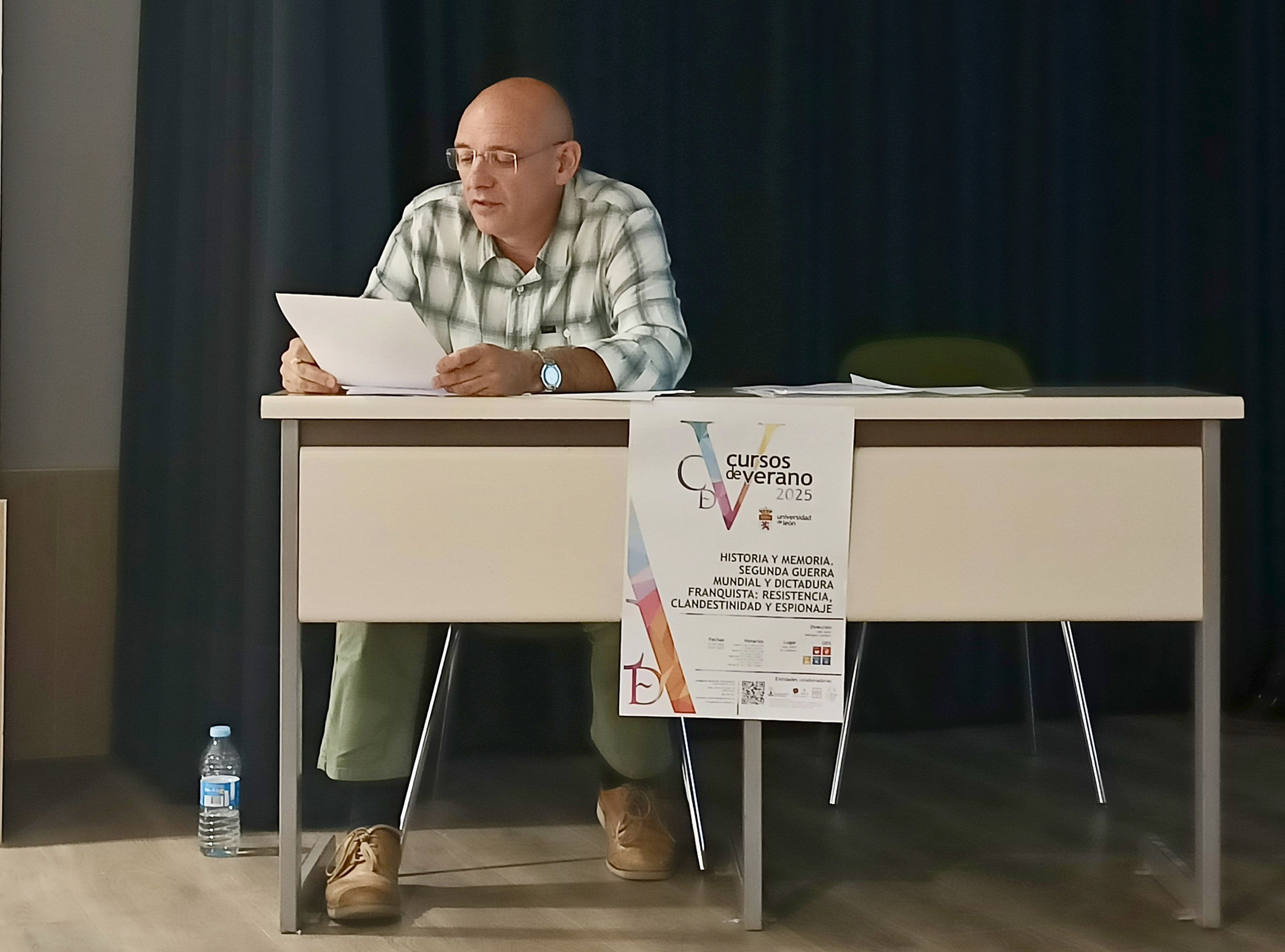 Javier Rodríguez, director y último ponente del Curso de Verano. | B.G. PRIETO
