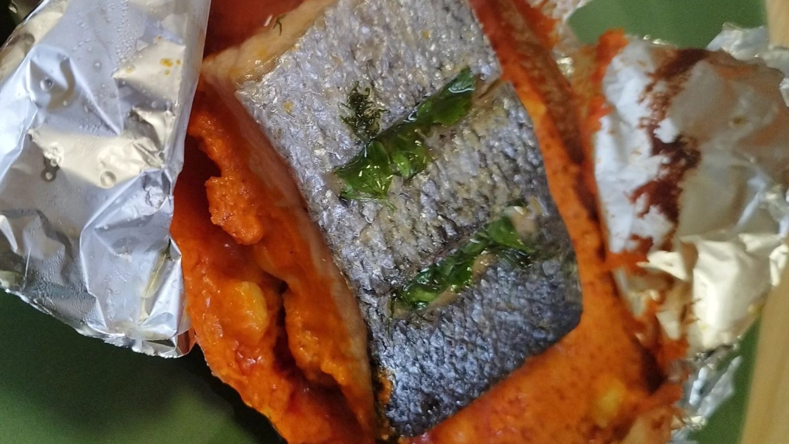 El salmón horneado al vapor en papillote de Marcelo Ramón