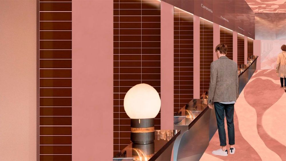 Infografía que ilustra cómo quedará el mercado de abastos una vez concluya la obra. | AYTO. FABERO