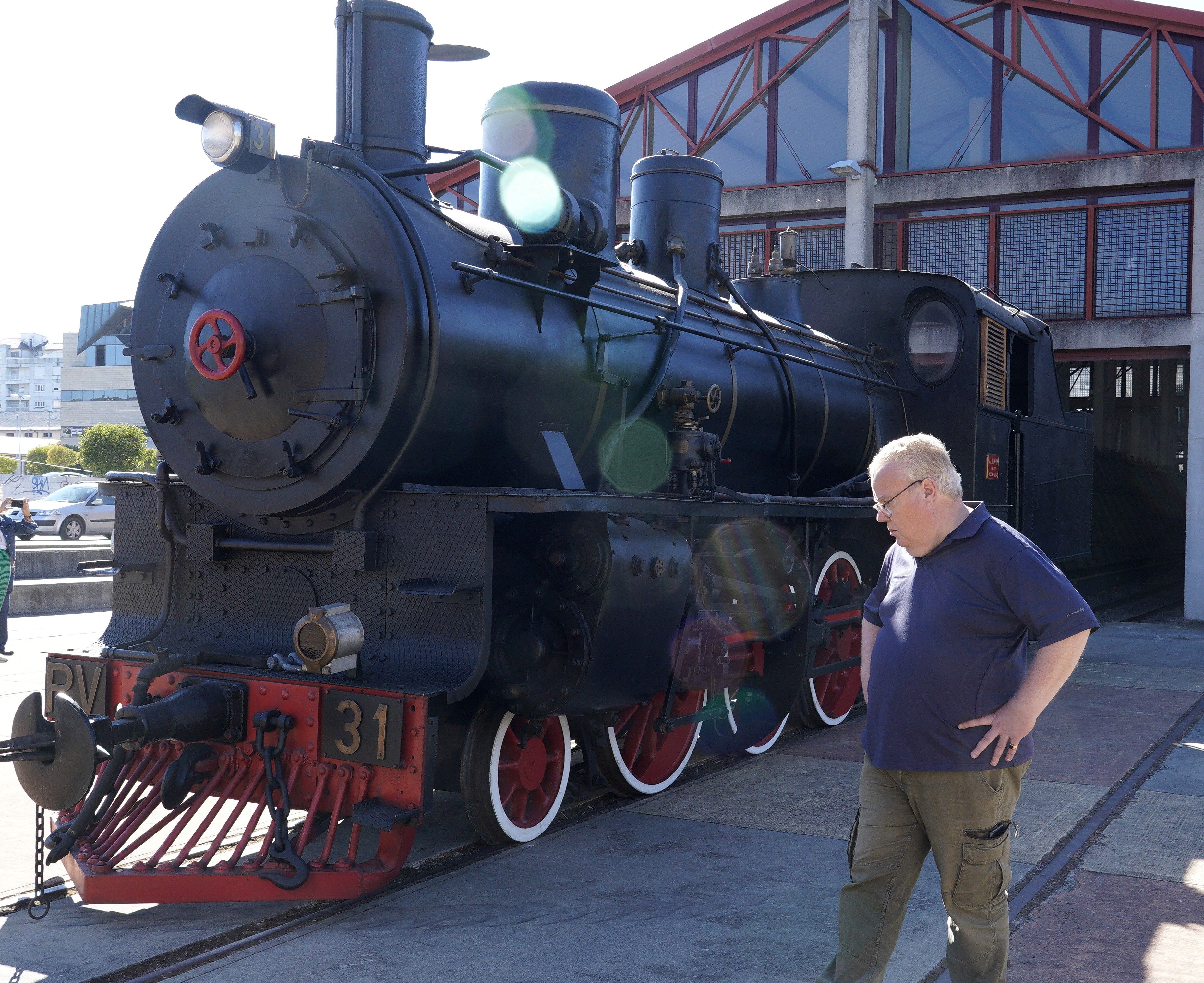 Inicio del traslado de la locomotora. | ICAL