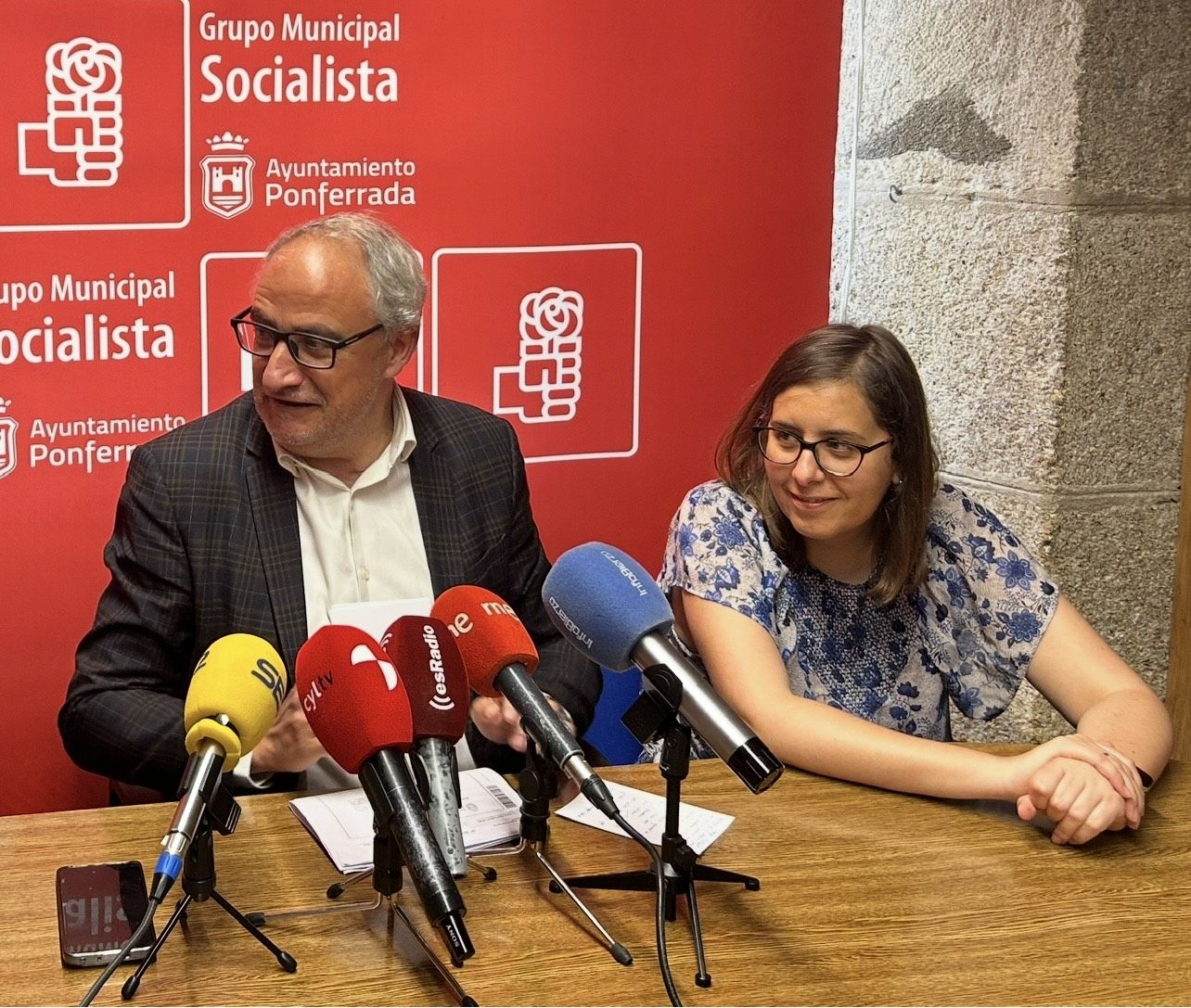 Ramón en una rueda de prensa de archivo. Ramón en una rueda de prensa de archivo.