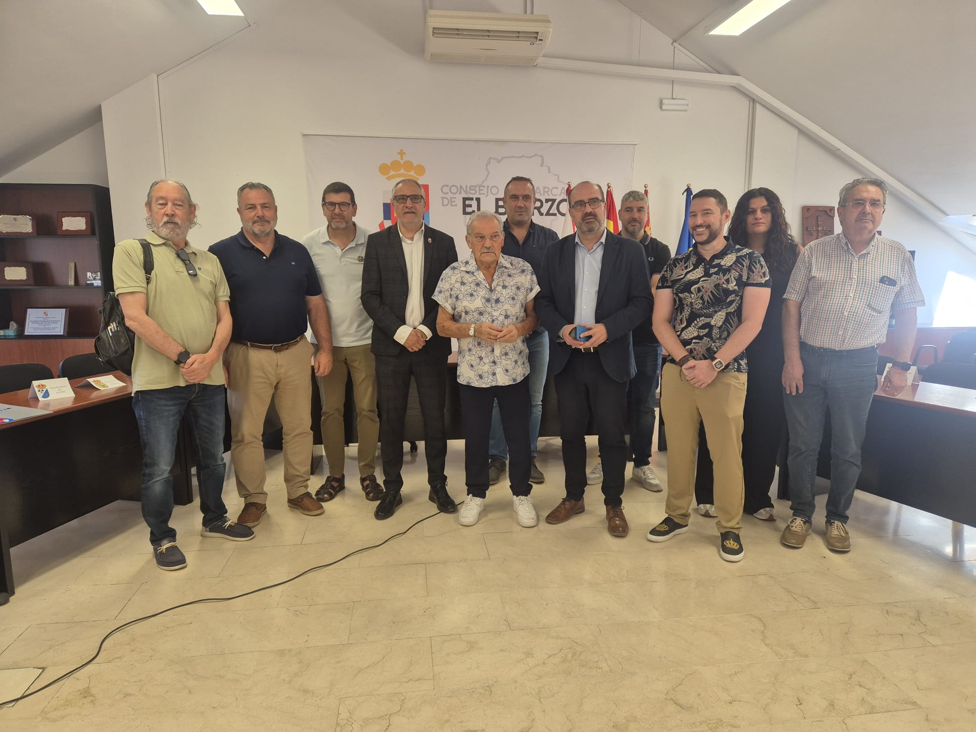 Presentación de los premios Palacio de Canedo en el Consejo Comarcal. 