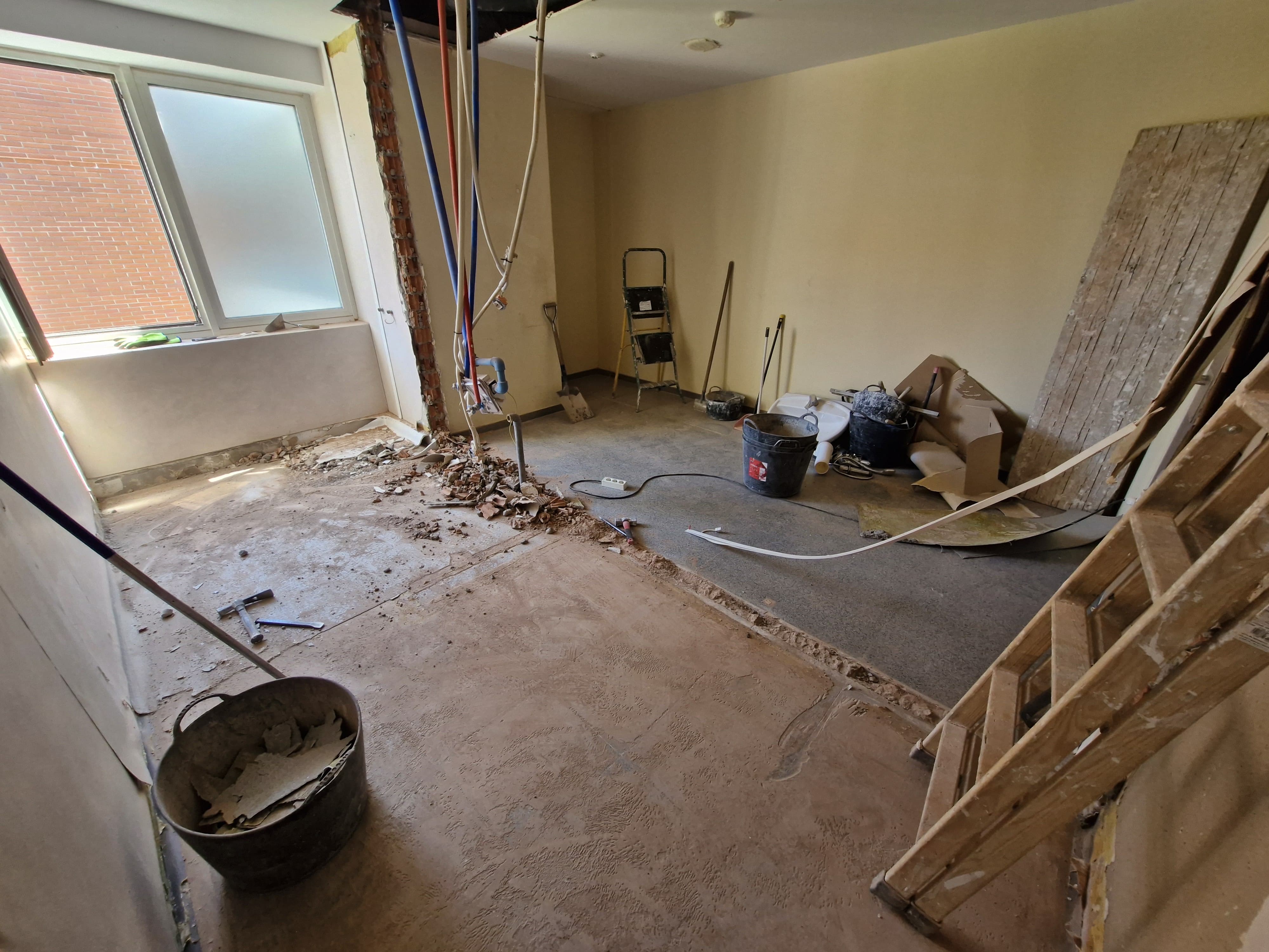 Nueva consulta de Oncología, en obras.