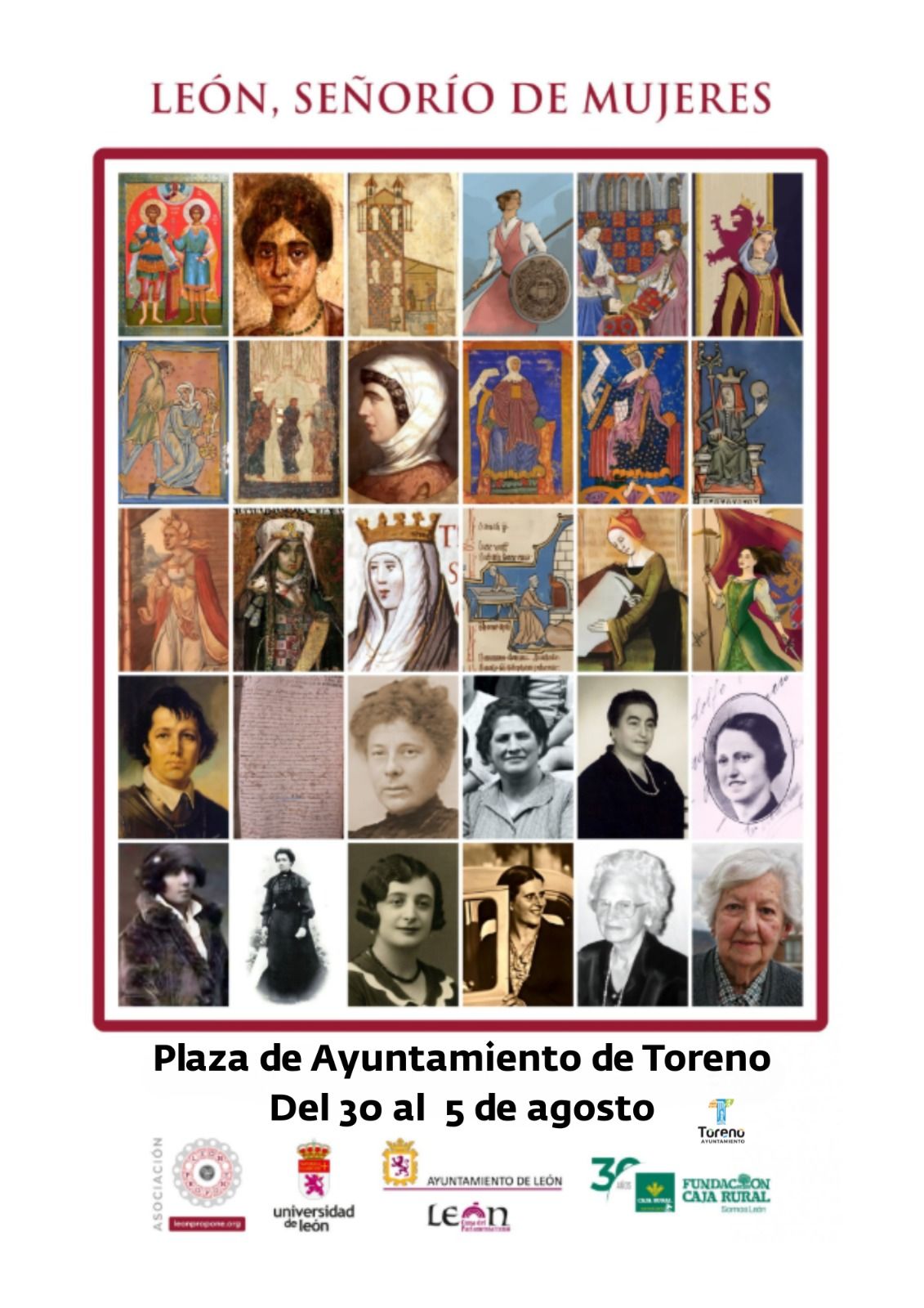 Cartel de la exposición de Toreno.