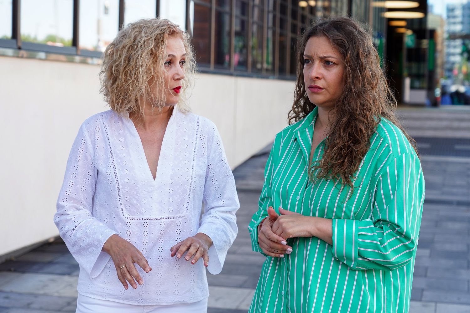 Ester Muñoz (D) y Silvia Franco (I) | Campillo (Ical)