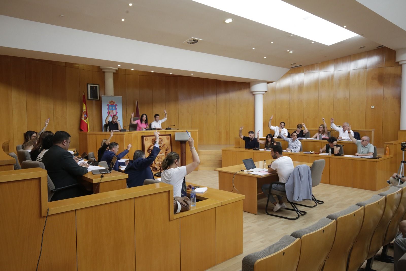 Un instante del pleno de julio en San Andrés. | FERNANDO OTERO