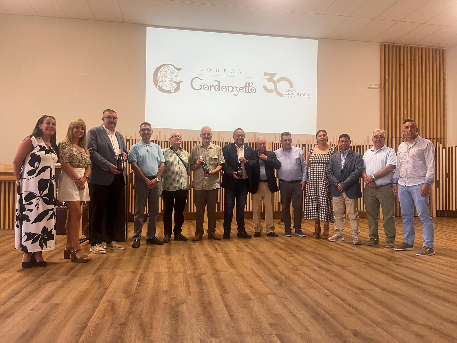 Imagen del del acto central organizado con motivo del 30 aniversario de la bodega Gordonzello. |L.N.C.