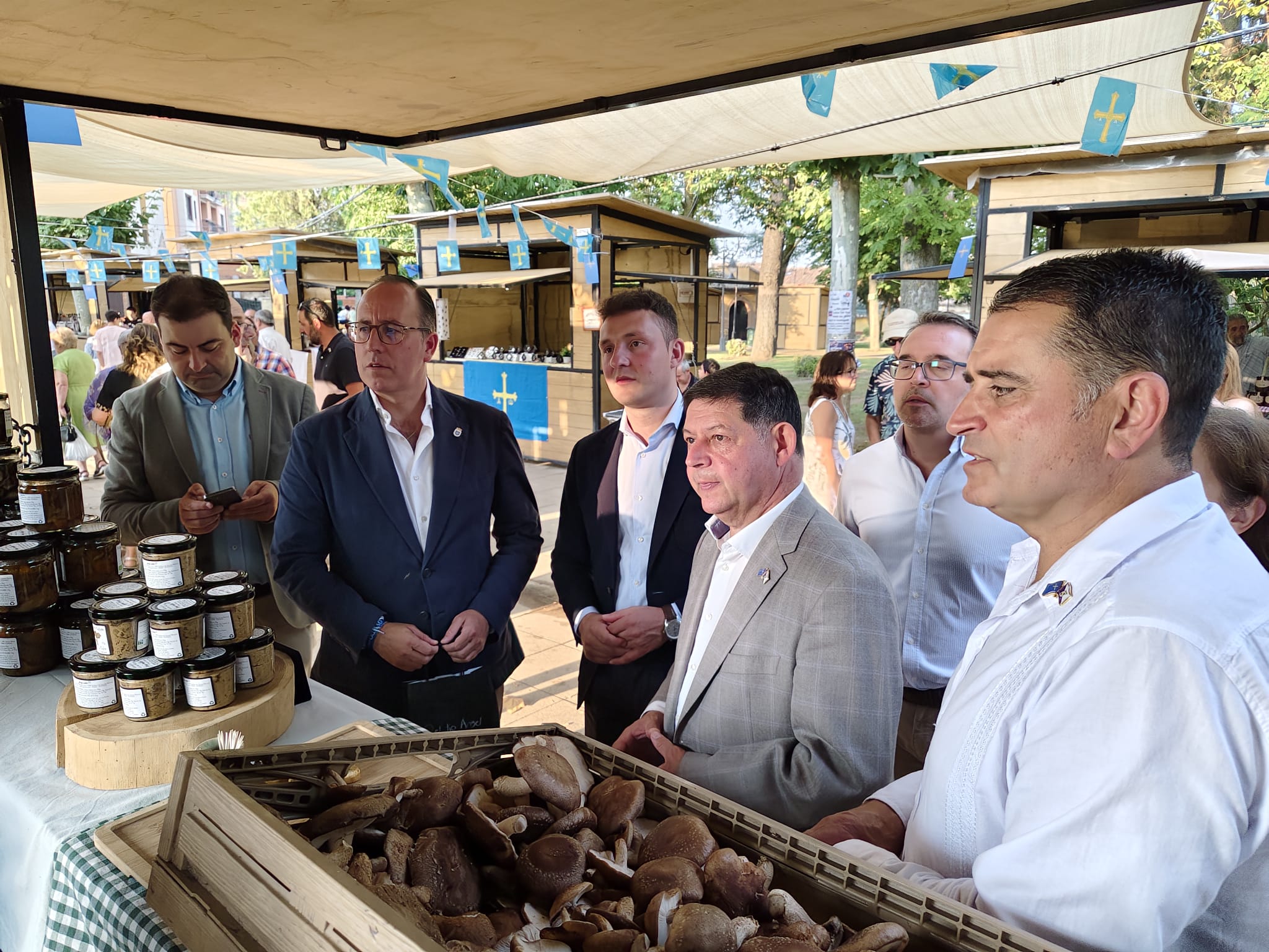 Imagen de la inauguración de la Astur Feria 2025 de Valencia de Don Juan. |L.N.C.
