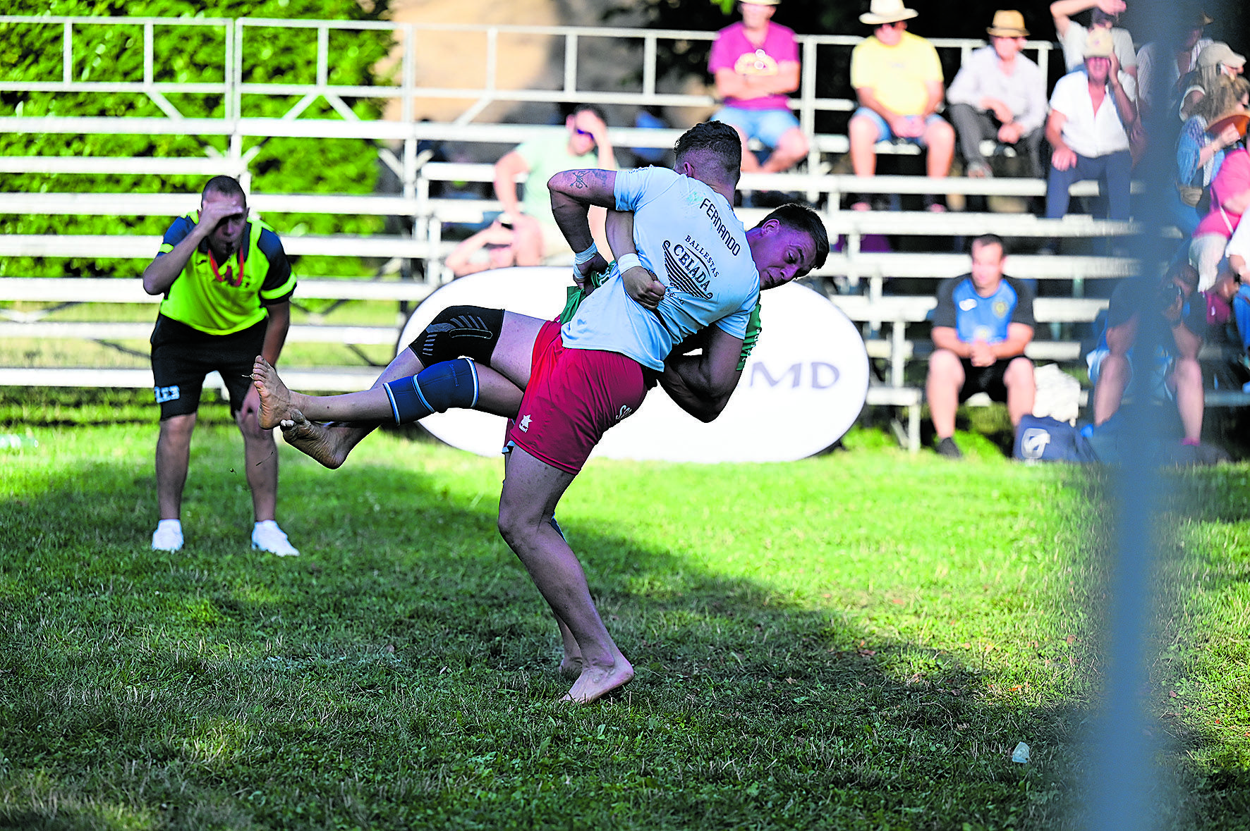Fernando Rodríguez, Fer de Villavente, sumó su segundo corro consecutivo. SAÚL ARÉN