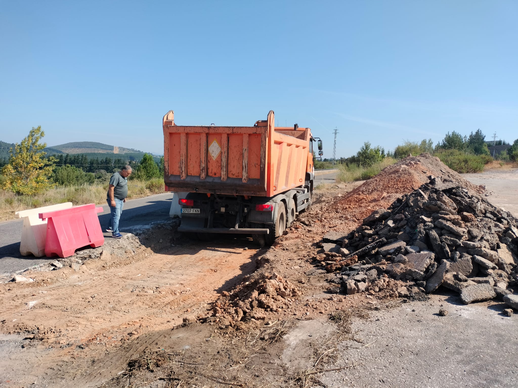 Inicio de las Obras en La Llanada. 