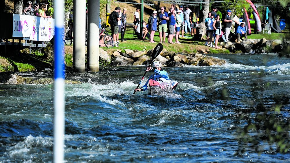 Sabero volvió a estar en el punto de mira del mundo del piragüismo con el Campeonato Mundial de Aguas Bravas.  SAÚL ARÉN