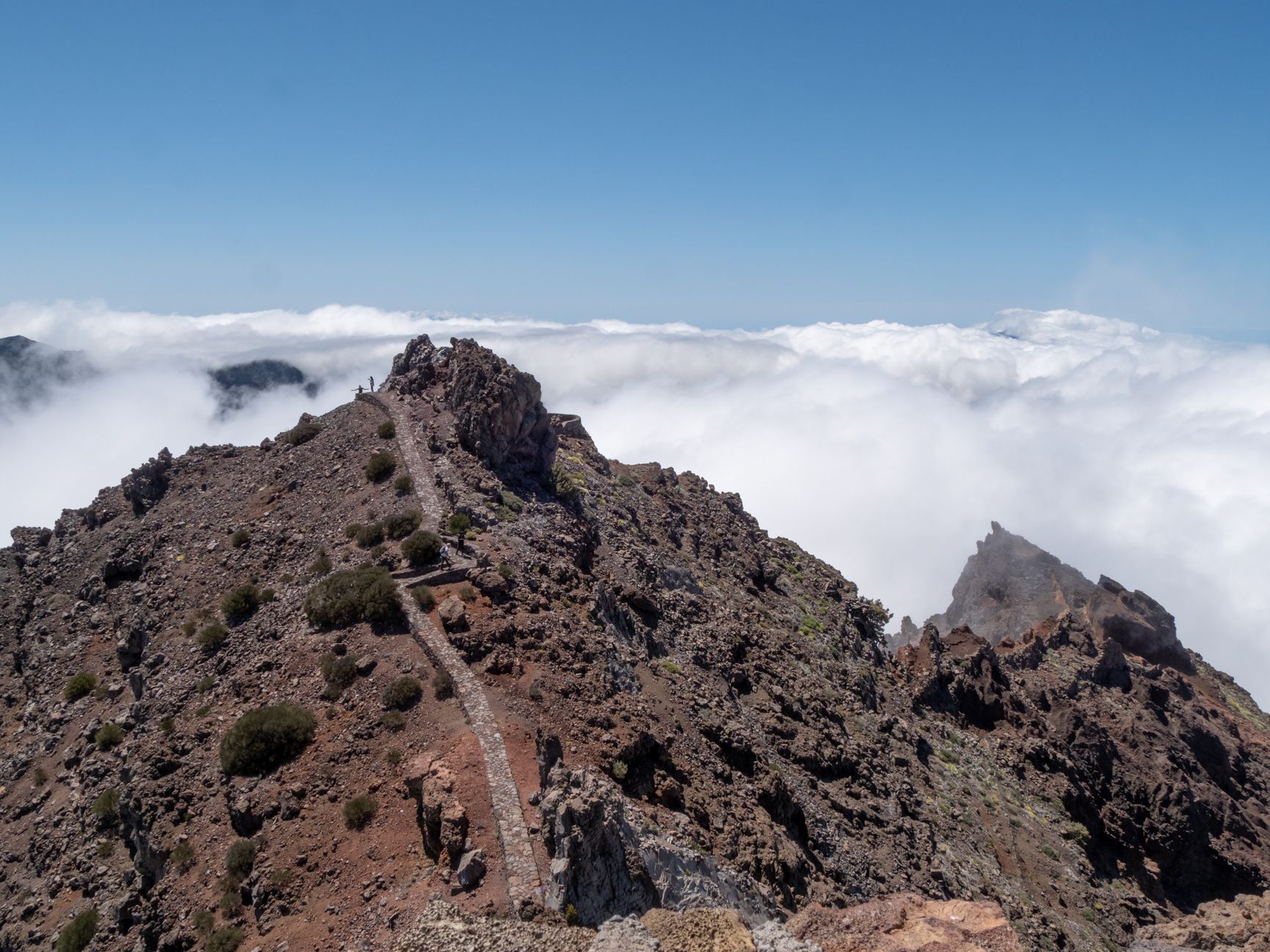Ruta preparada desde el Roque de los Muchachos. | VICENTE GARCÍA