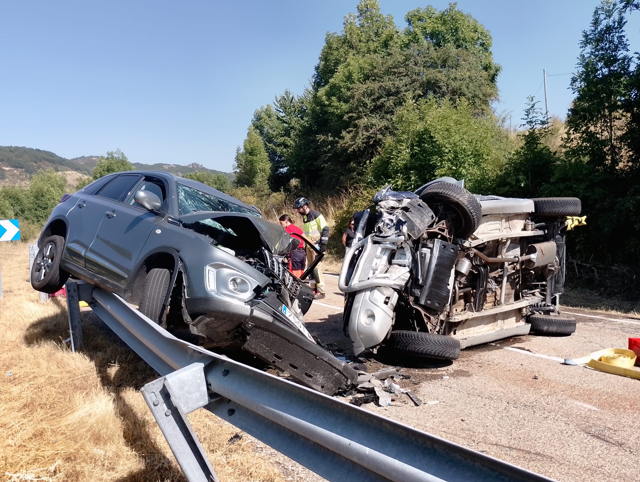 Accidente de tráfico con dos vehículos implicados en una imagen de archivo. | SEPEIS