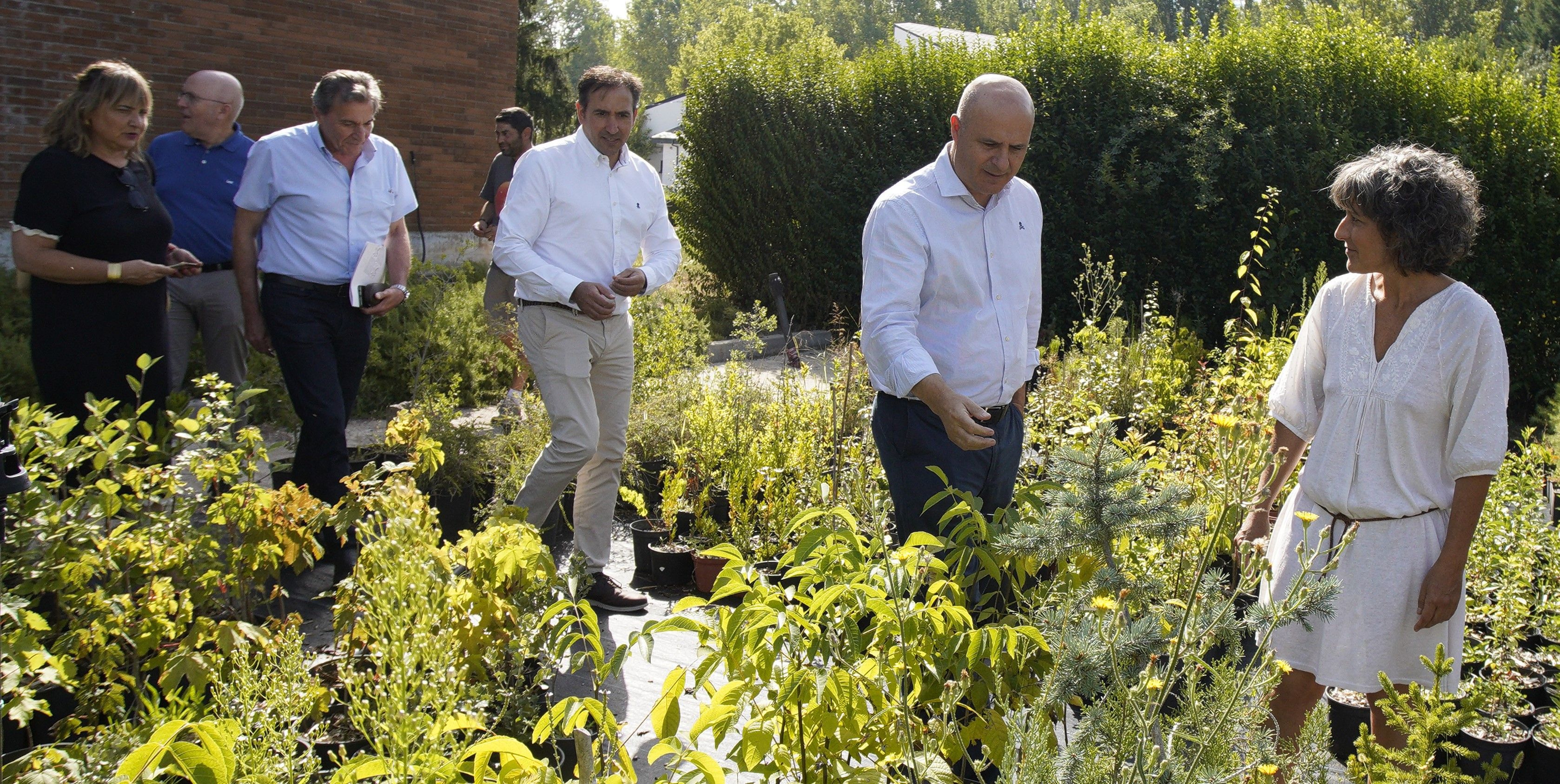 Llorente en una de las últimas visitas que hizo a las instalaciones de Almázcara. | ICAL