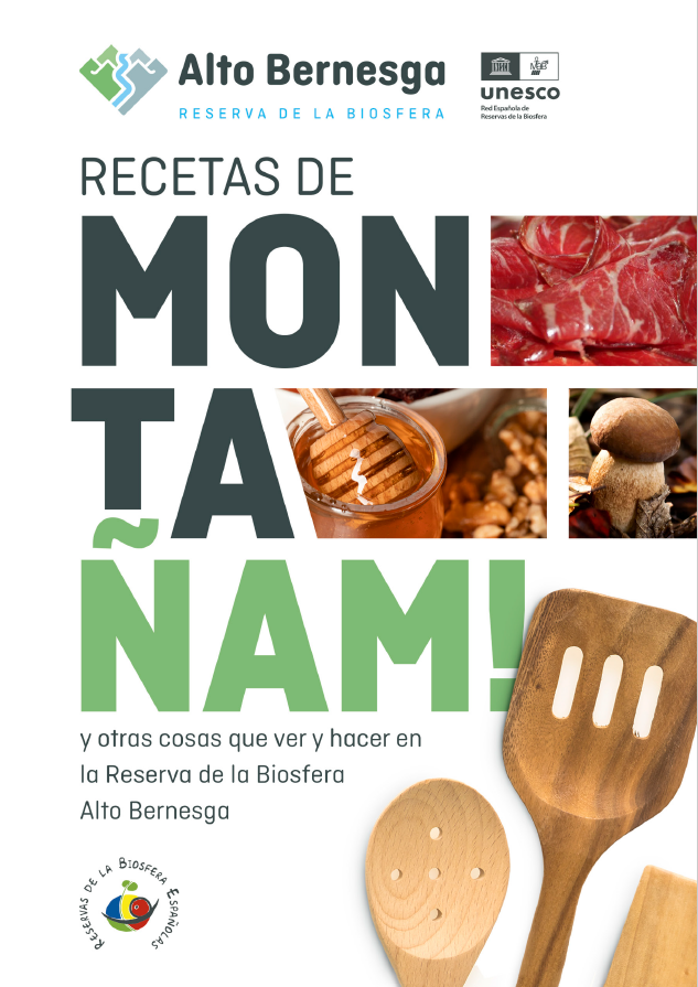 Portada del recetario del Alto Bernesga.