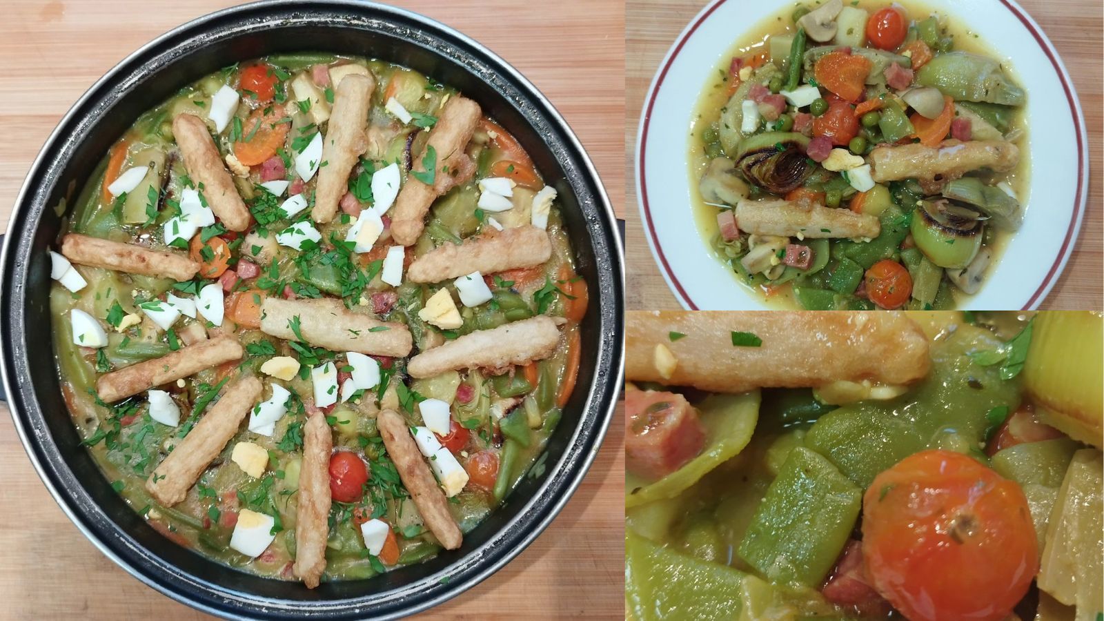 La receta de menestra de verduras de Marcelo Ramón.