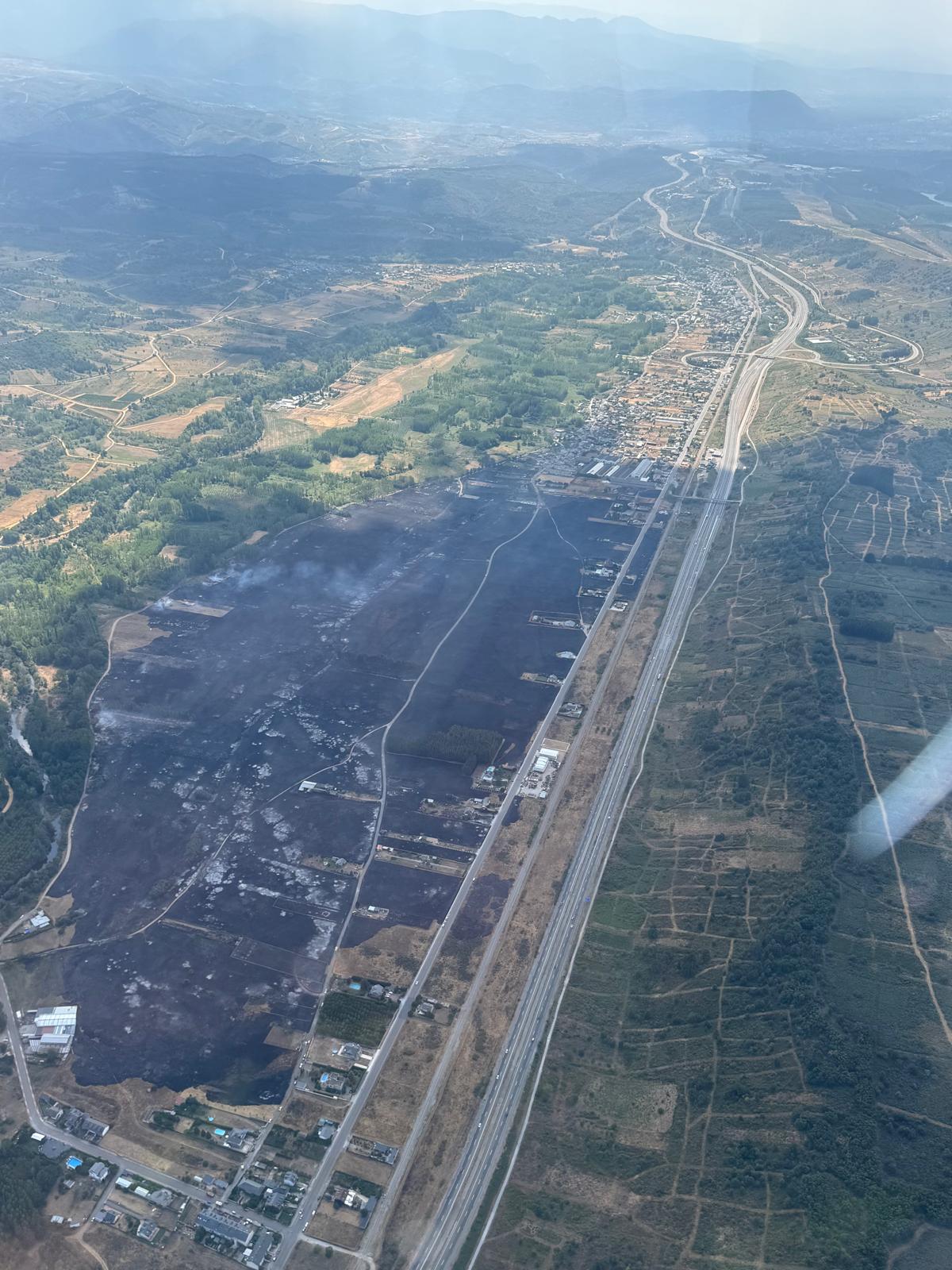 Incendio de Villaverde de los Cestos. | BRIF Tabuyo