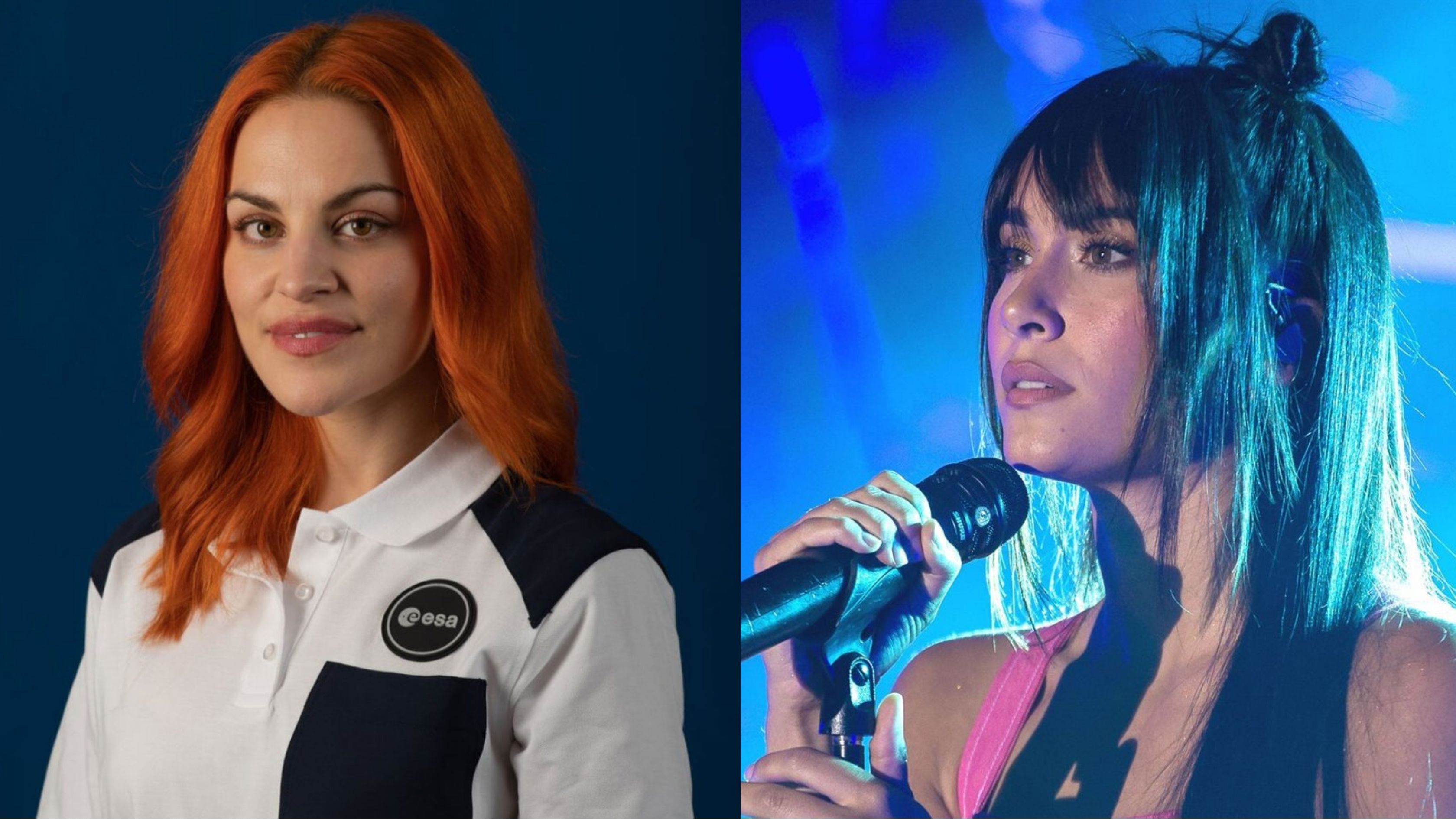 La astronauta leonesa Sara García y la cantante Aitana, las jefas soñadas de las niñas españolas. | L.N.C. / EUROPA PRESS