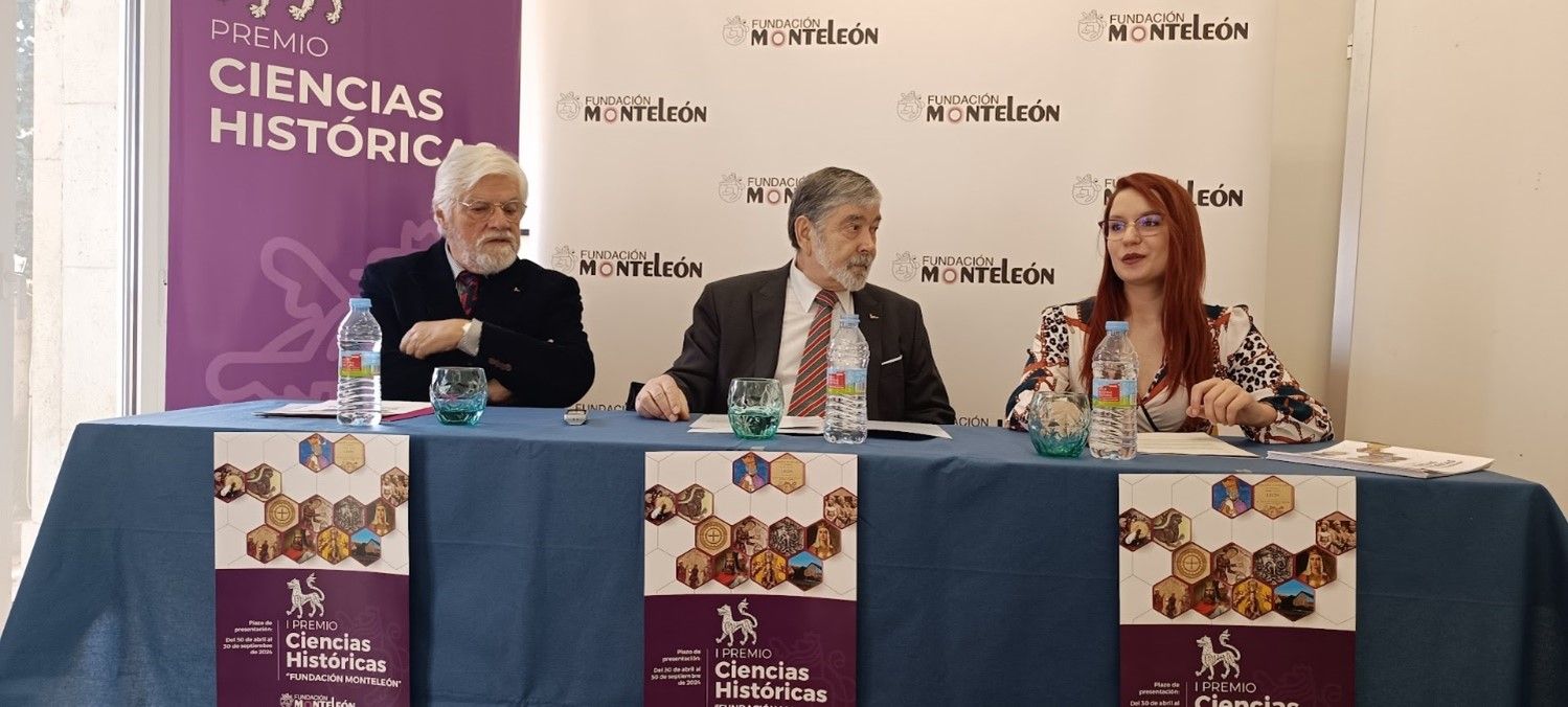Imagen de la presentación de la primera edición del Premio de Ciencias Históricas 'Fundación MonteLeón'. | L.N.C.