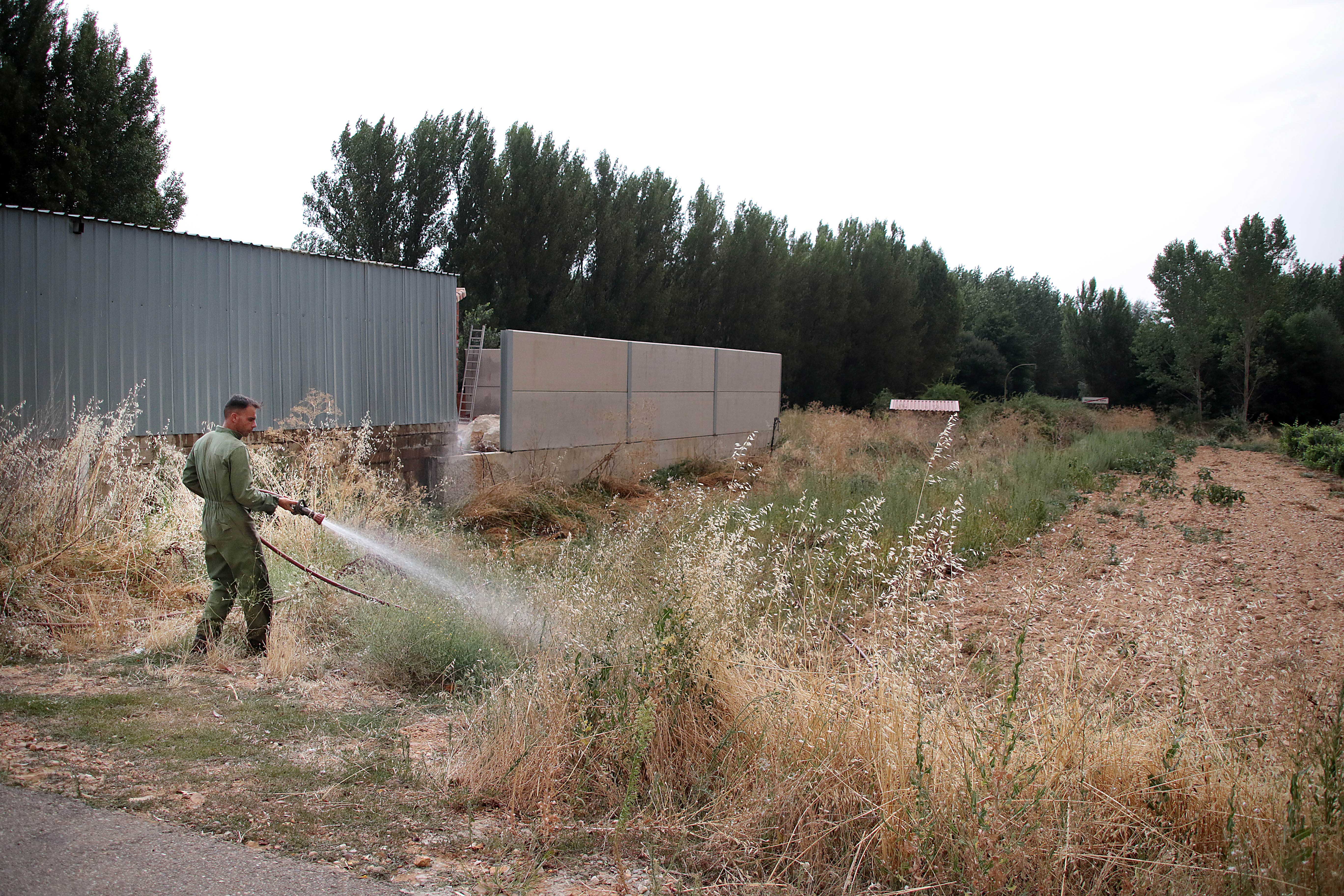 Así avanza el incendio de Herreros de Jamuz