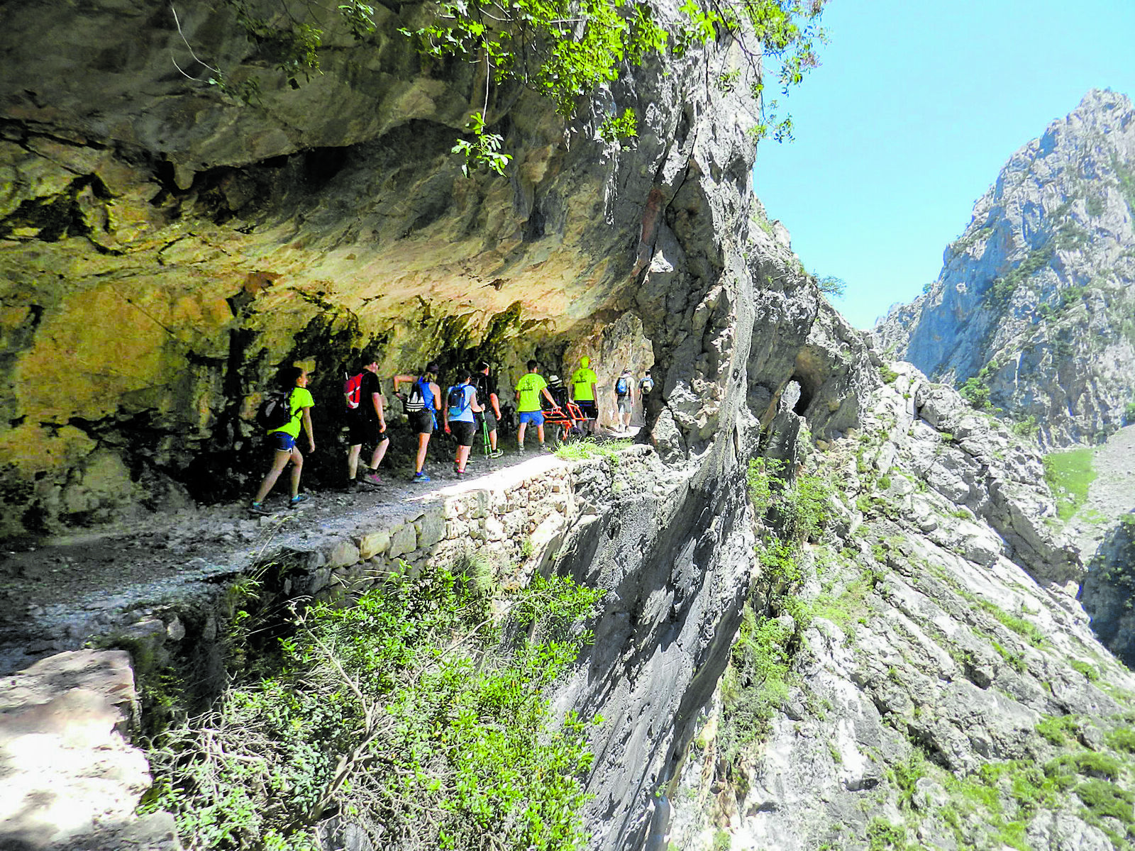 Imagen de un recorrido por la Ruta del Cares