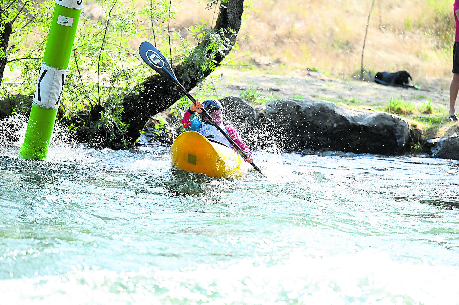 Sabero volverá a ser el epicentro del piragüismo español con los Nacionales de Aguas Bravas y Sprint. SAÚL ARÉN