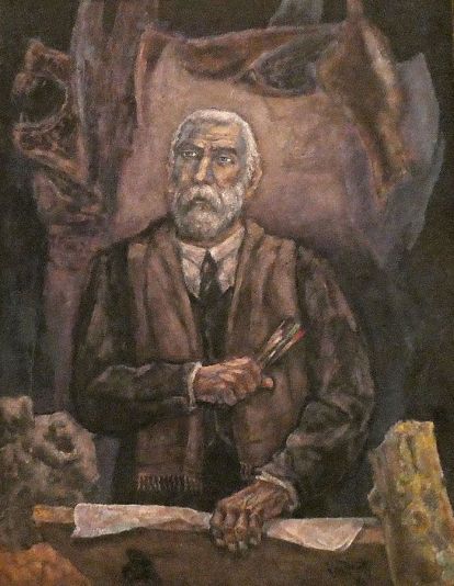 Cuadro de Gaudí, realizado por Vela Zanetti Cuadro de Gaudí, realizado por Vela Zanetti