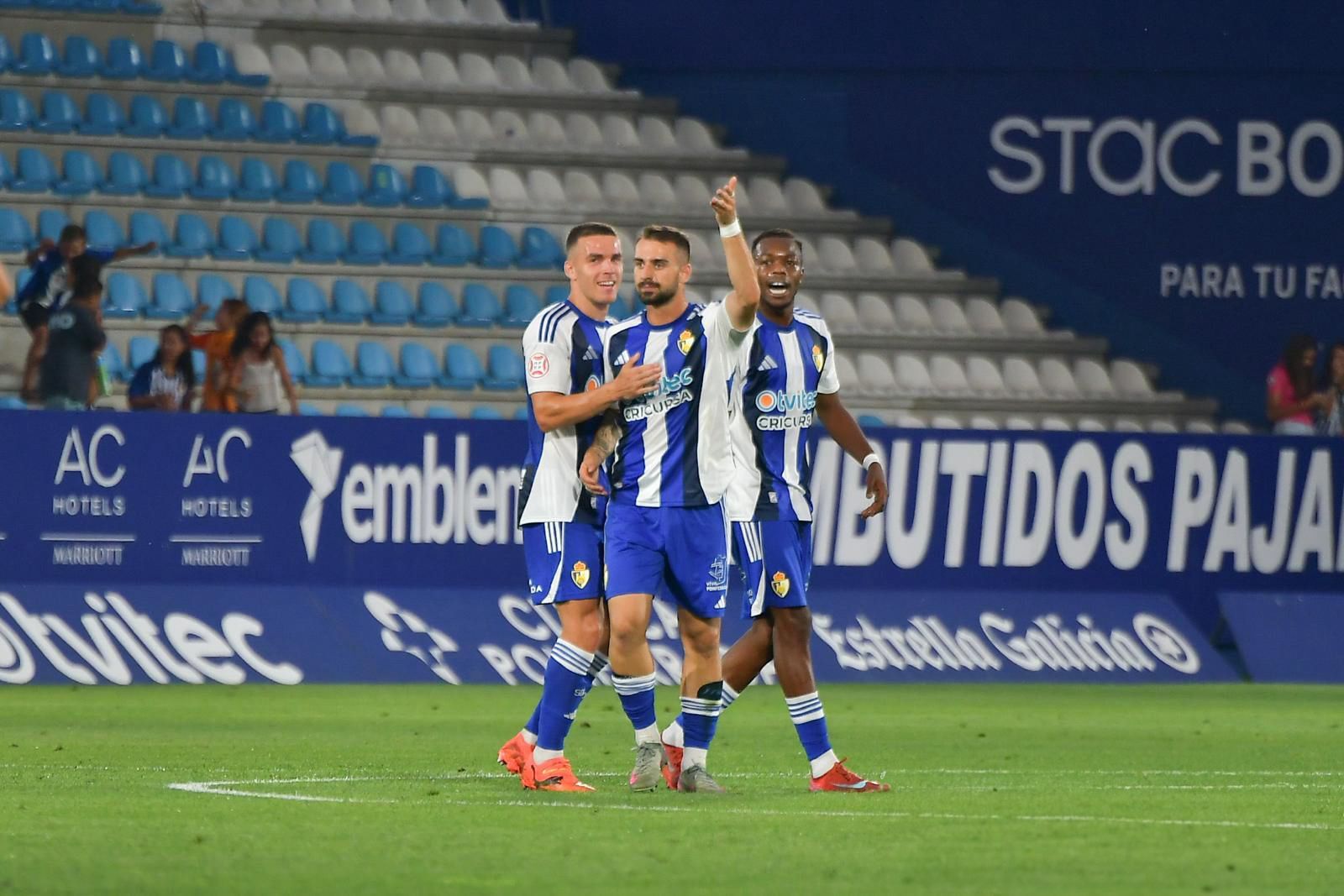 Cortés celebra un gol. QUNITO   EBD