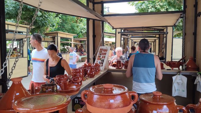 Imagen de la Feria de Artesanía de Valencia de Don Juan en la edición del pasado año.