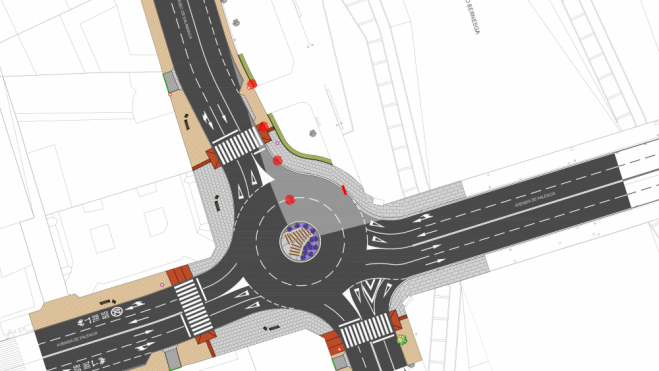 imagen leon proyecto glorieta puente de los leones saenz de miera 4 4 1000x563