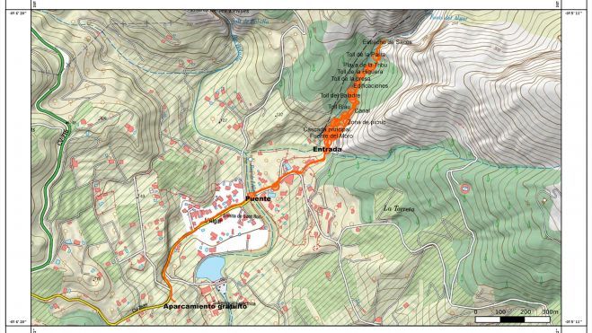 Fuentes de Algar mapa